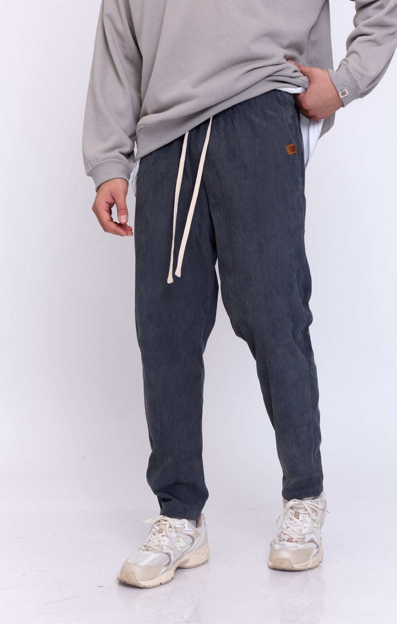 Dark Gray- Corduroy Long Pants