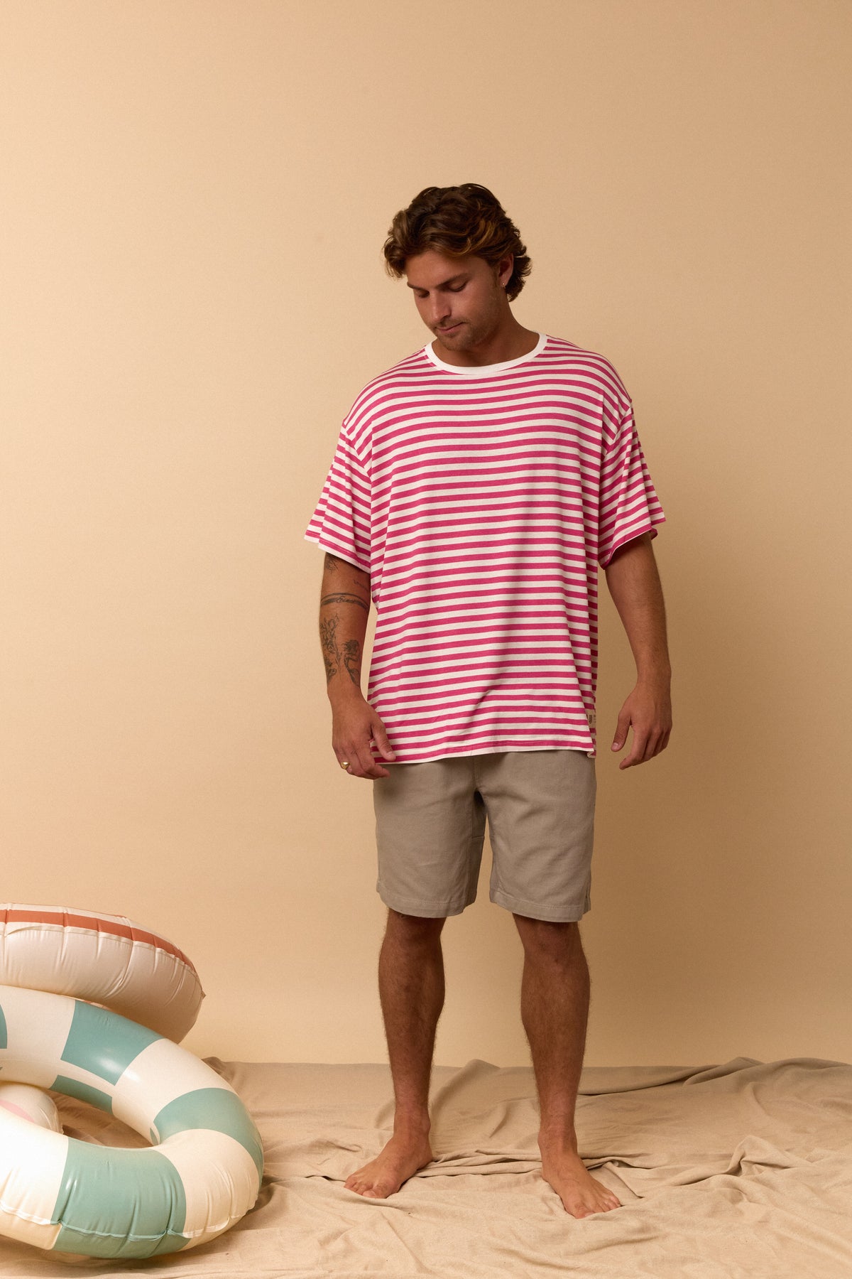 Pink Stripes - Oversize T-Shirt - GON