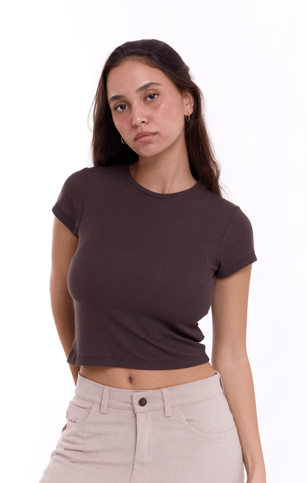 Baby T - Brown rib - GONSURFING