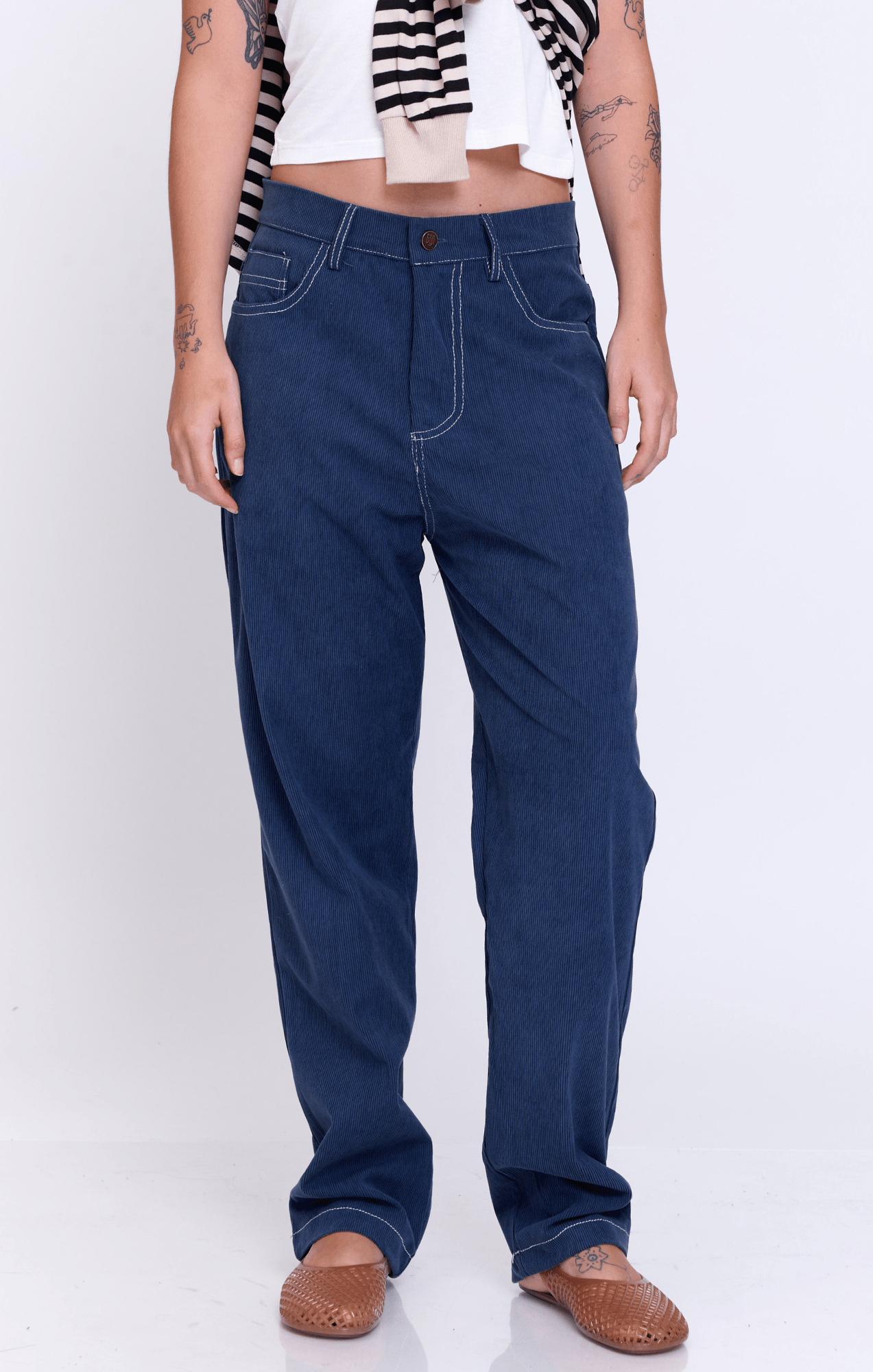 Baggy - corduroy long pants - GONSURFING