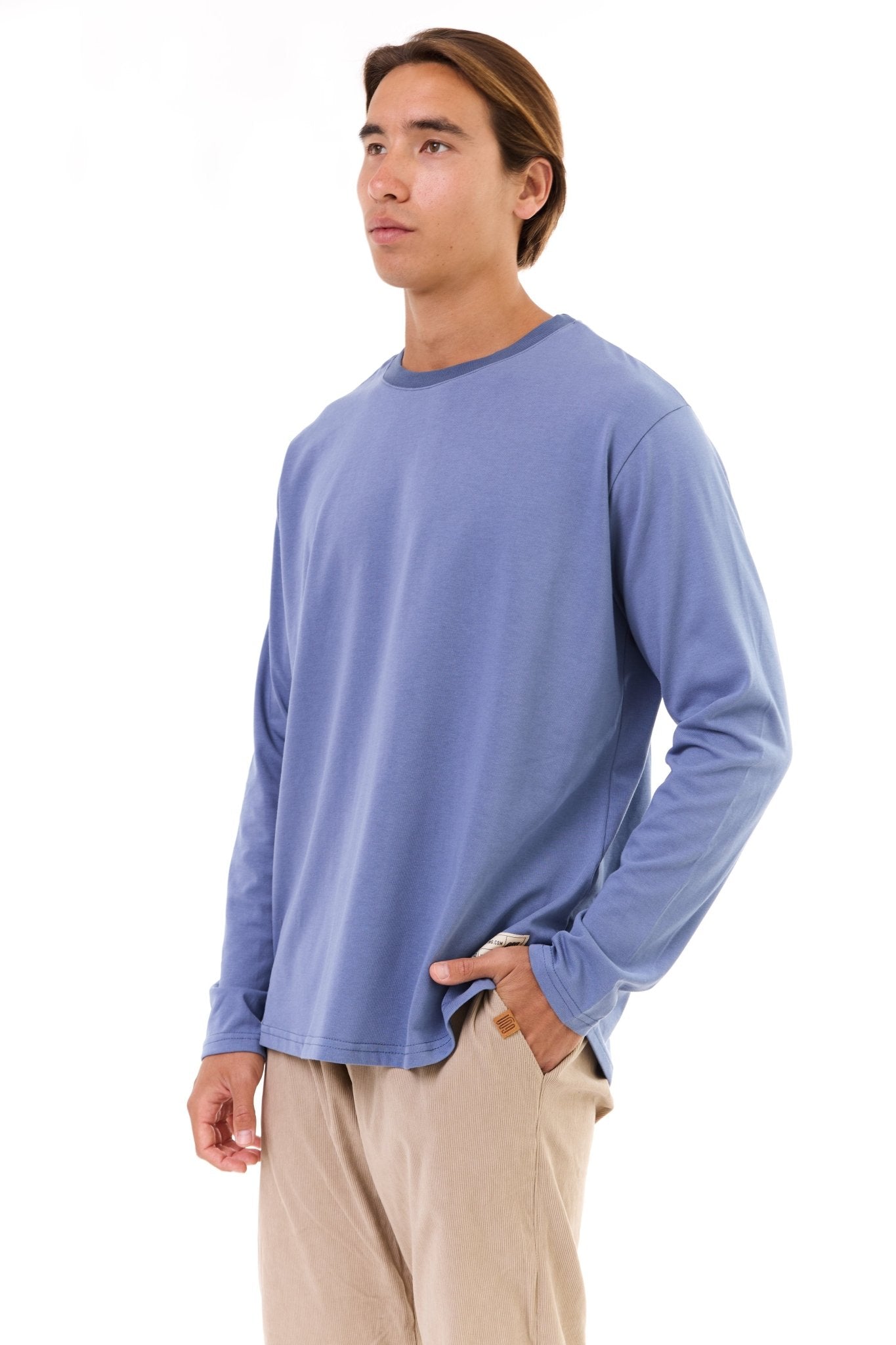 Basic Blue - oversized long sleeves - GONSURFING