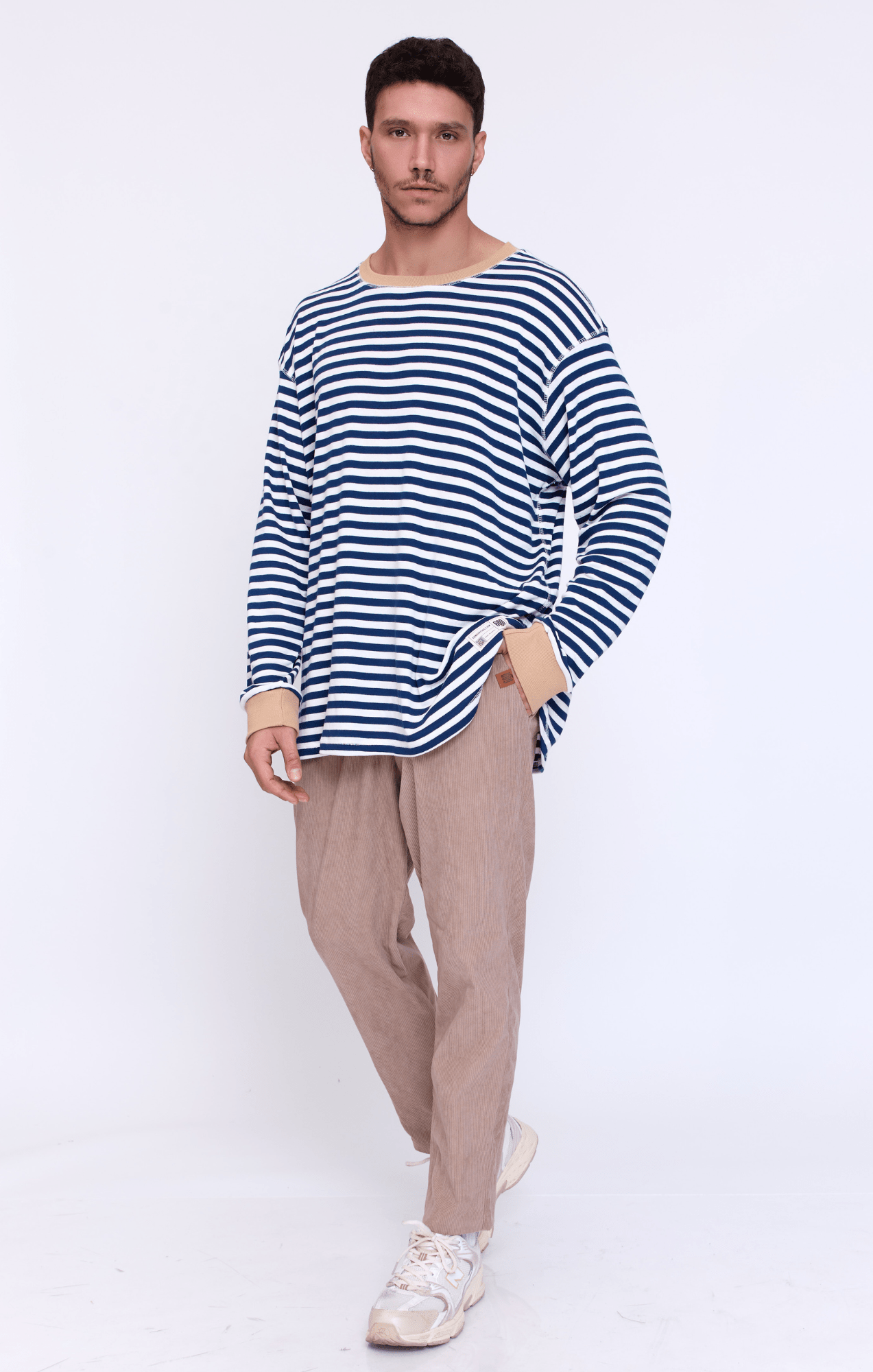 Beige - Corduroy Long Pants - GONSURFING