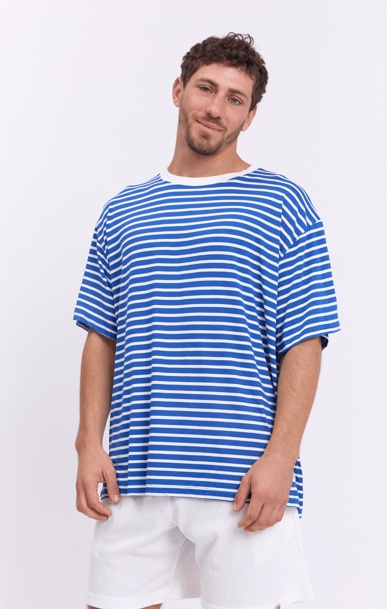 Blue Stripes - Oversize T-Shirt - GONSURFING