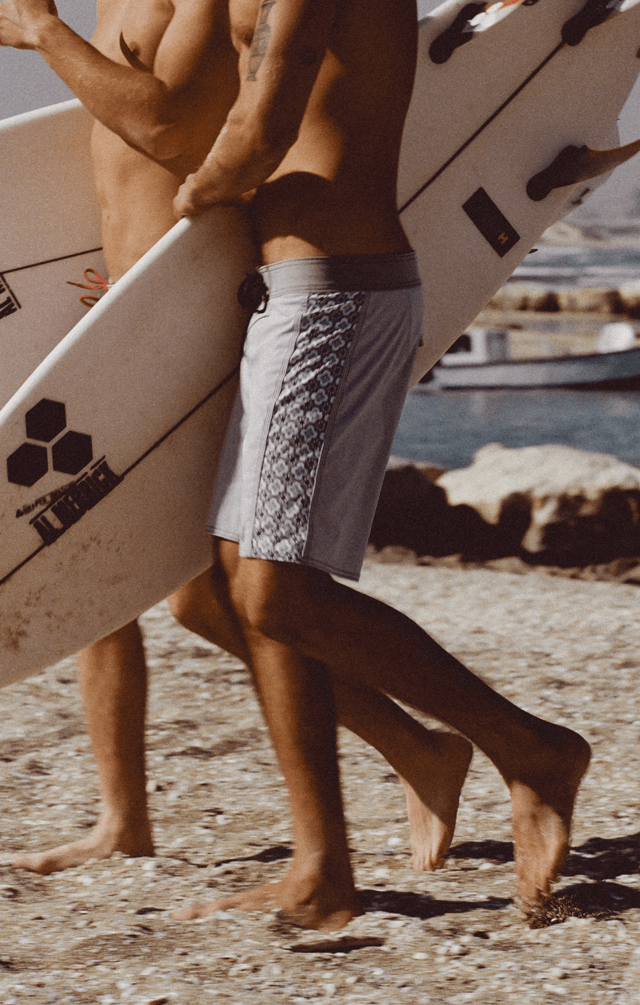 Boardshort - Gray Tiles - GONSURFING