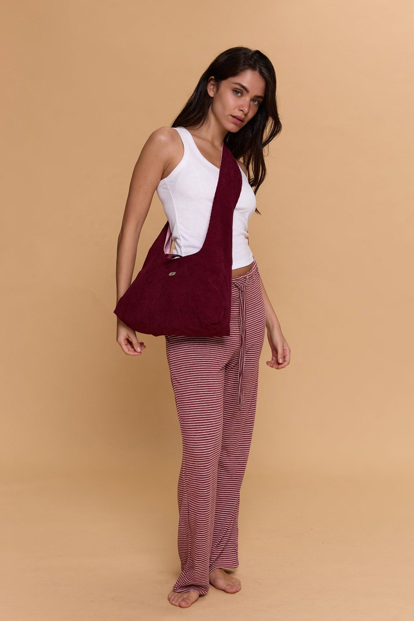 Crossbody bag - Pink / burgundy - GONSURFING