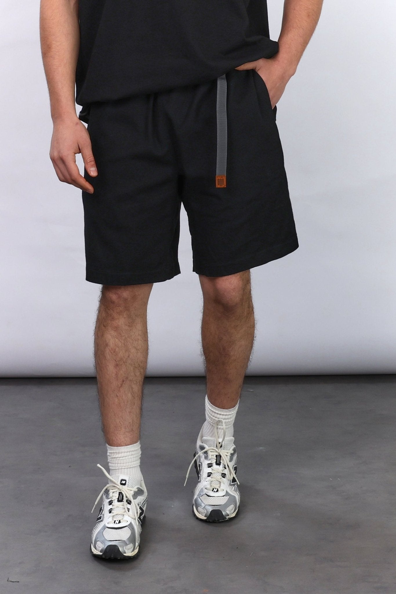 Drill Bermuda Shorts - Black - GON