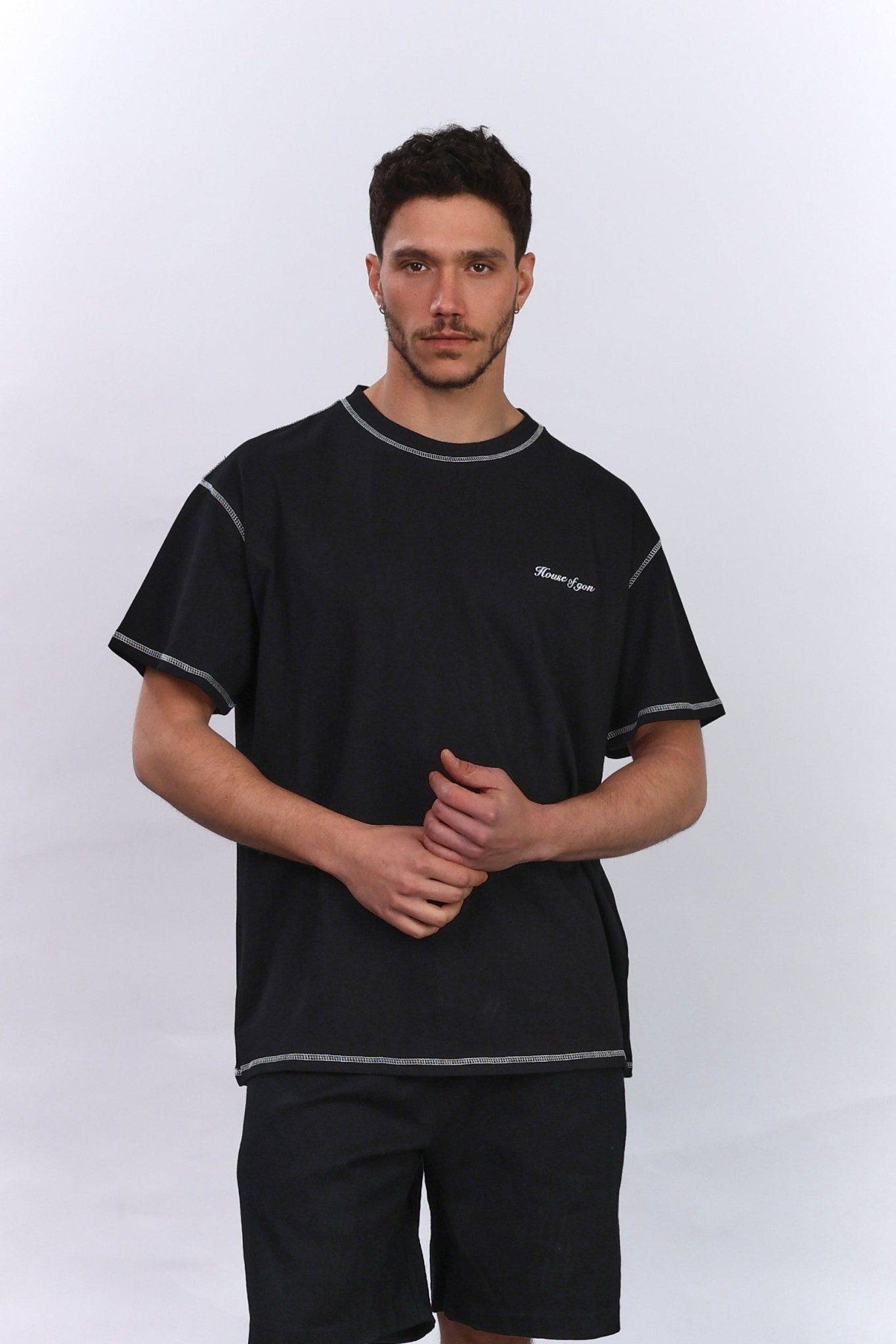 Flatlock Tee – Black - GON