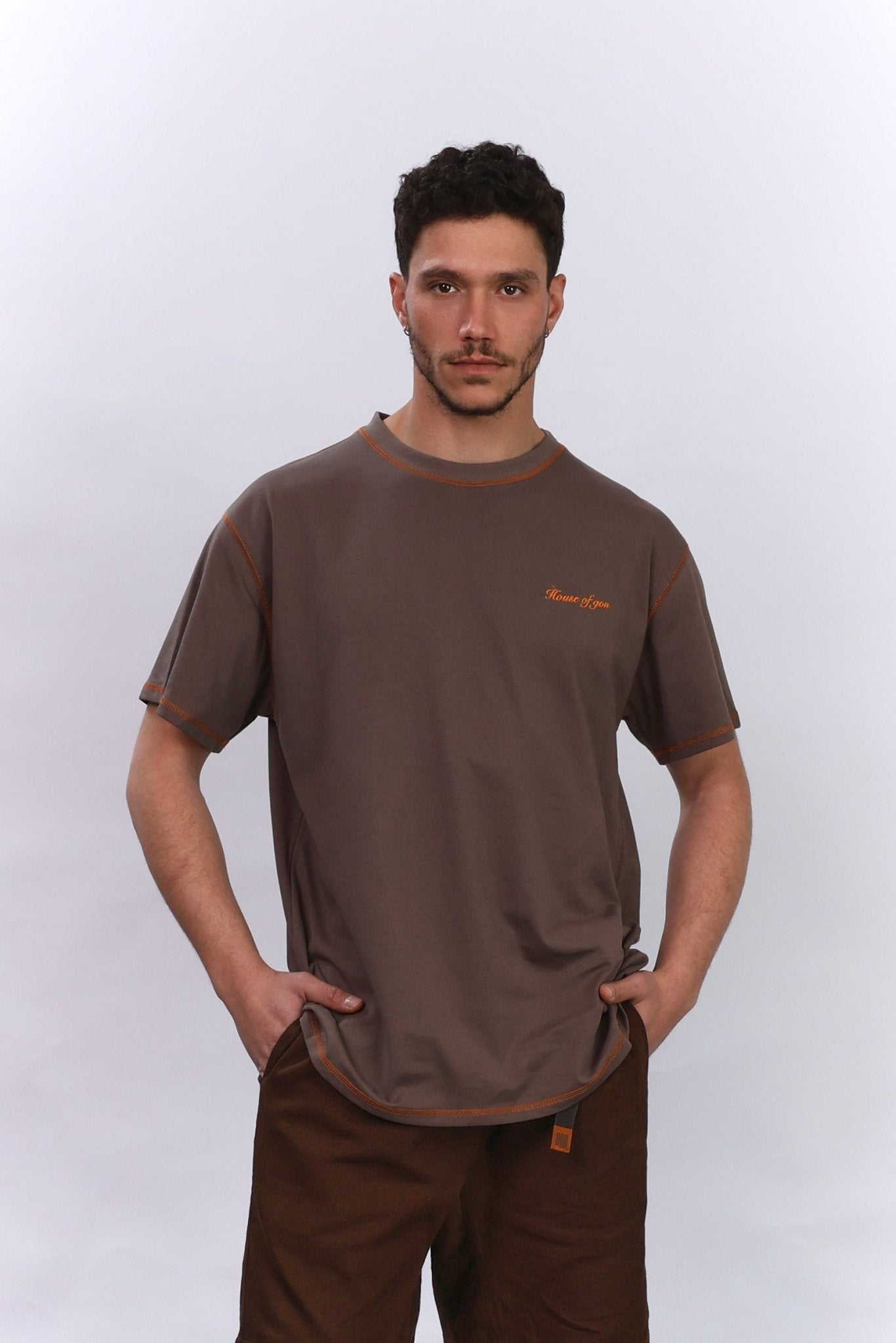 Flatlock Tee – Moka - GON