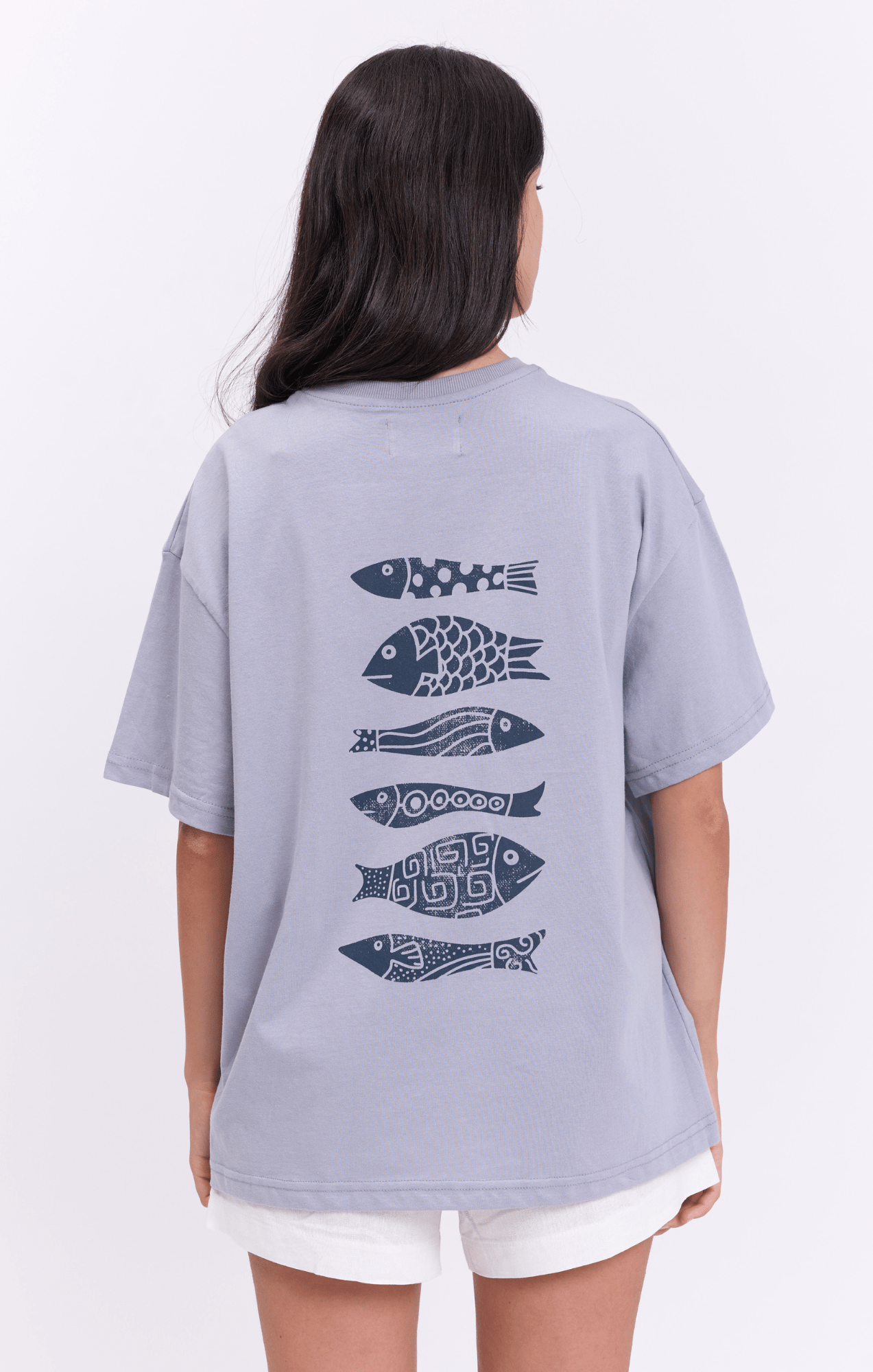 Greek fish - Oversize T-Shirt - GONSURFING