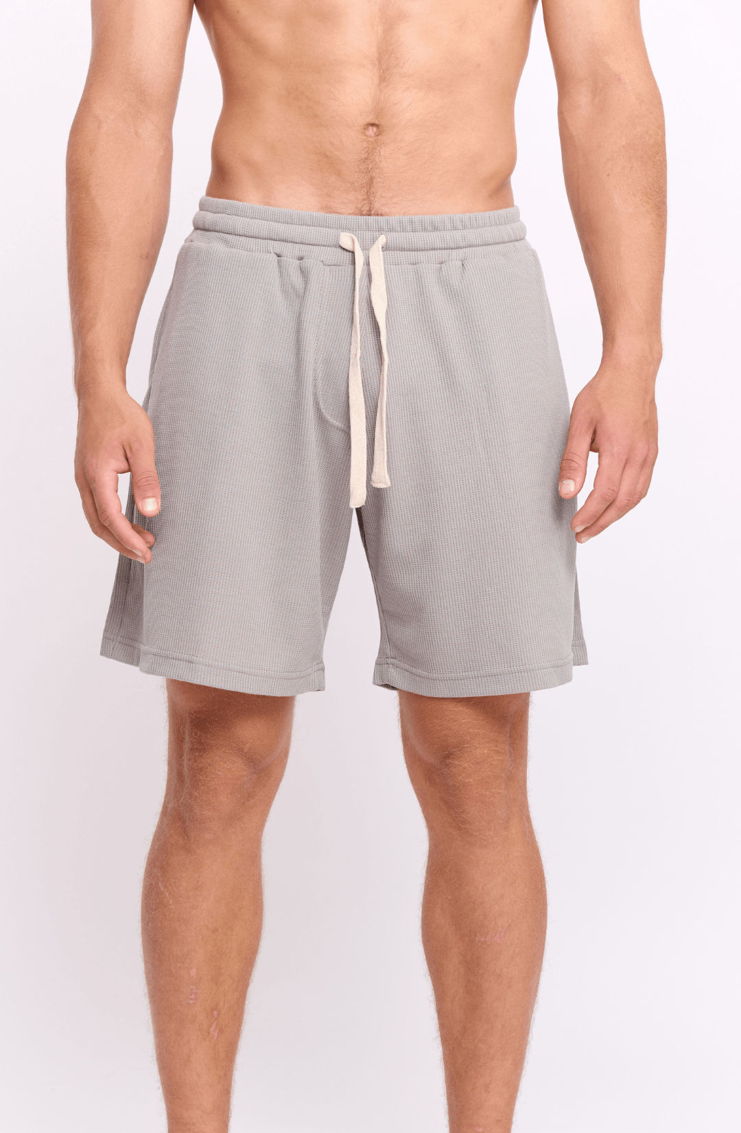 Khaki - Waffle Shorts - GONSURFING