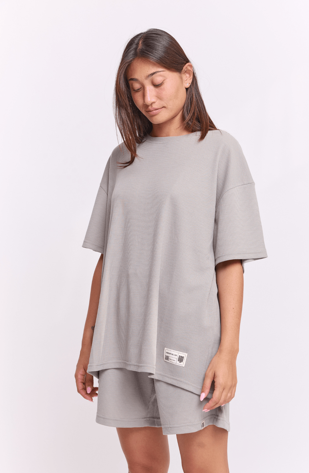 Khaki - Waffle T-Shirt - GONSURFING