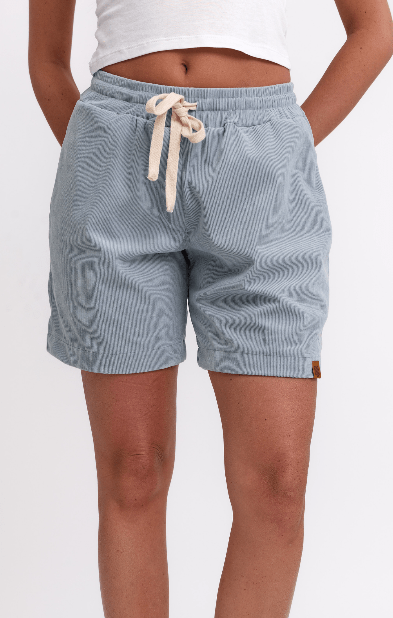 Light Blue - Corduroy Shorts - GONSURFING