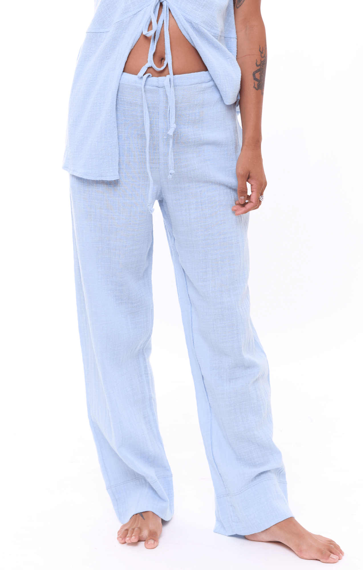 Light Blue - Woman Long Pants - GONSURFING