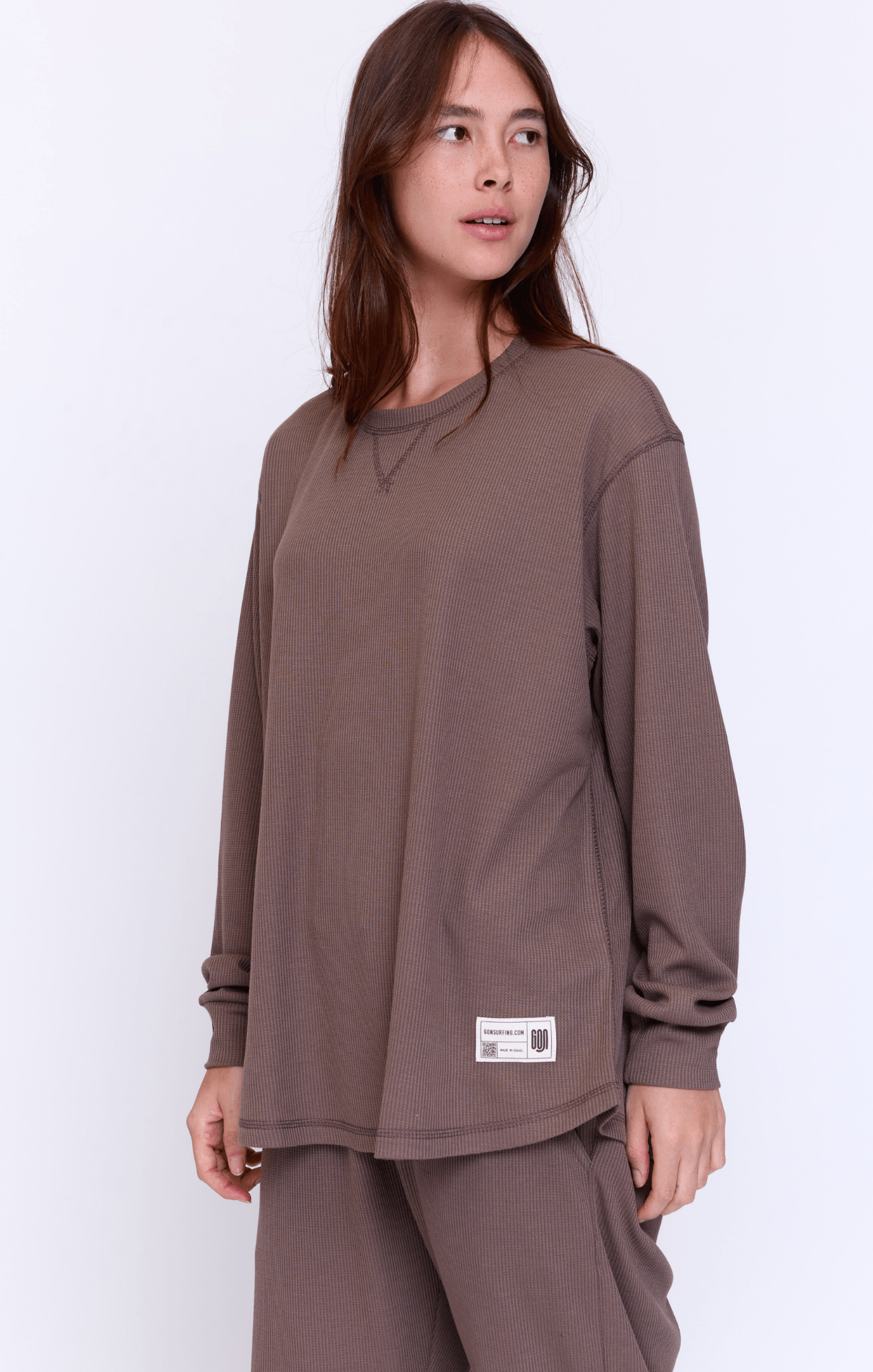 Moka - Waffle Long Shirt - GONSURFING