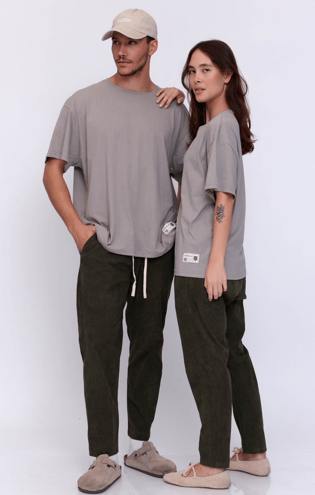 Olive - Corduroy Long Pants - GONSURFING