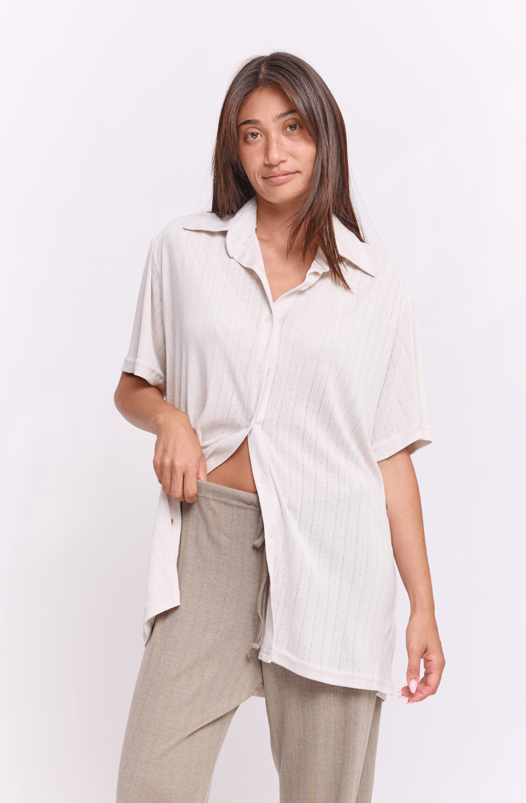 Stone pointill - Buttoned shirt - GONSURFING