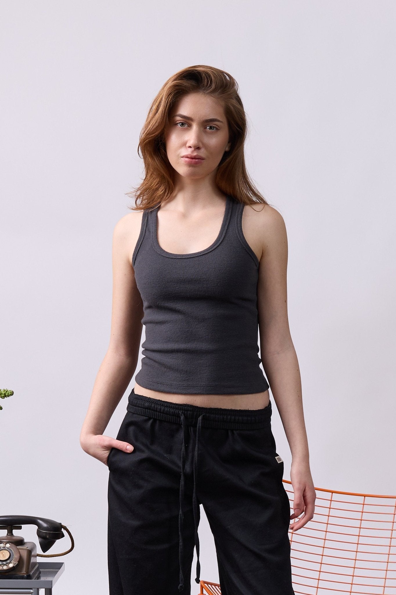 Tank top - Steel Gray - GON