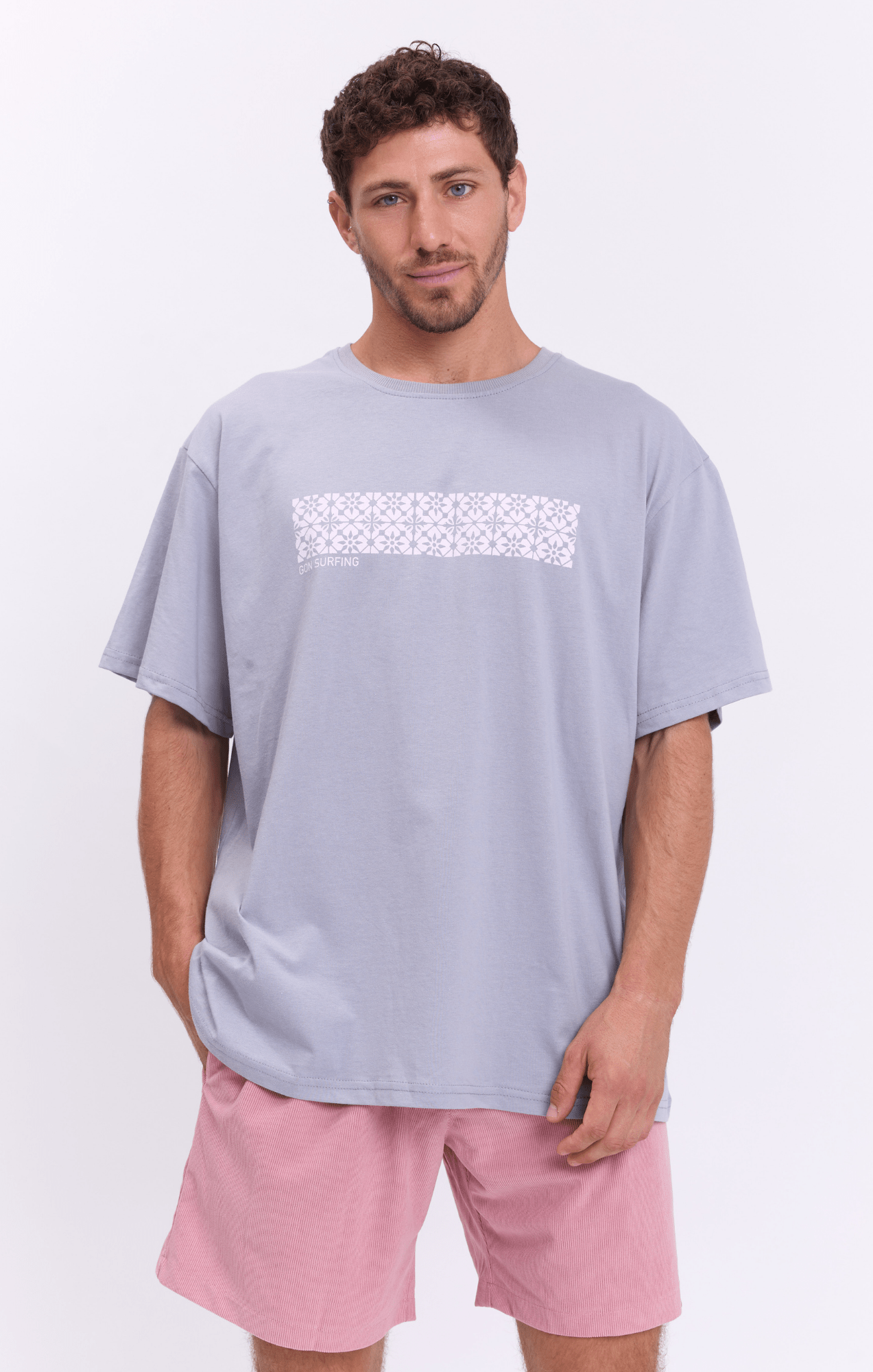 Tile strip - Oversize T-Shirt - GONSURFING