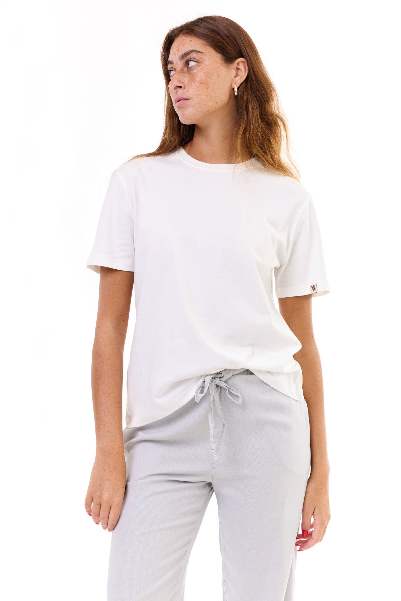 White - women t-shirt - GONSURFING
