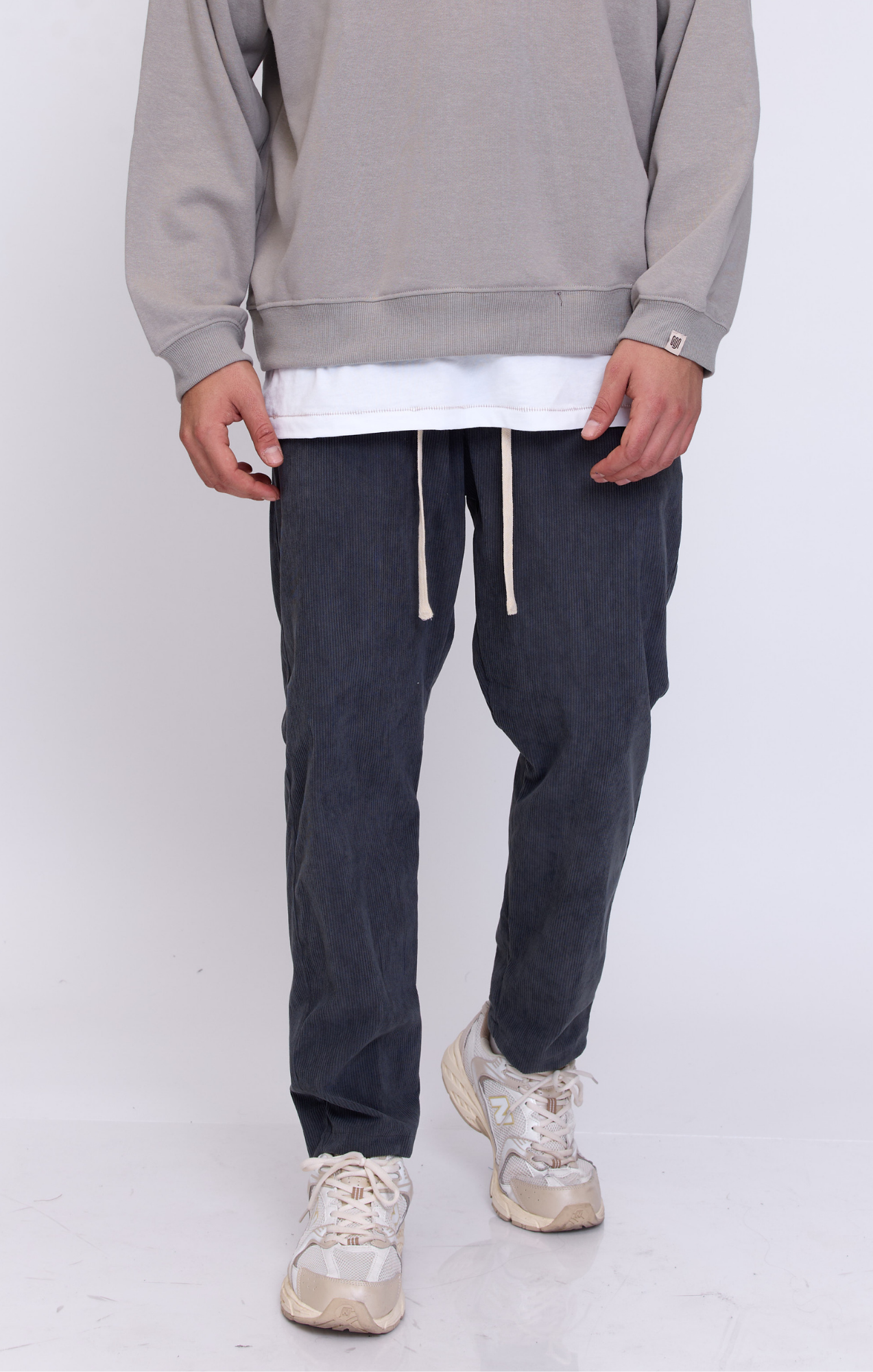 Dark Gray- Corduroy Long Pants