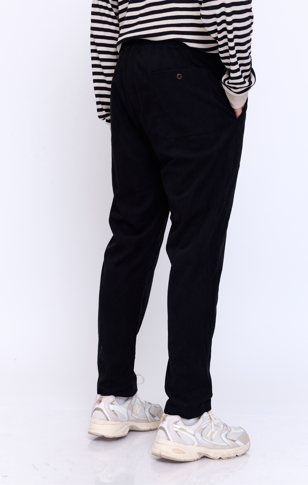 Black - Corduroy Long Pants