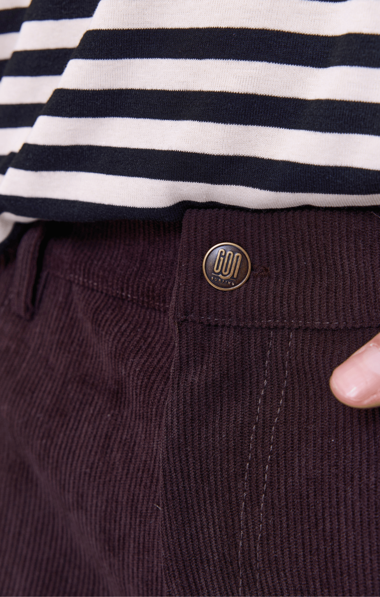 Baggy - corduroy long pants - GONSURFING