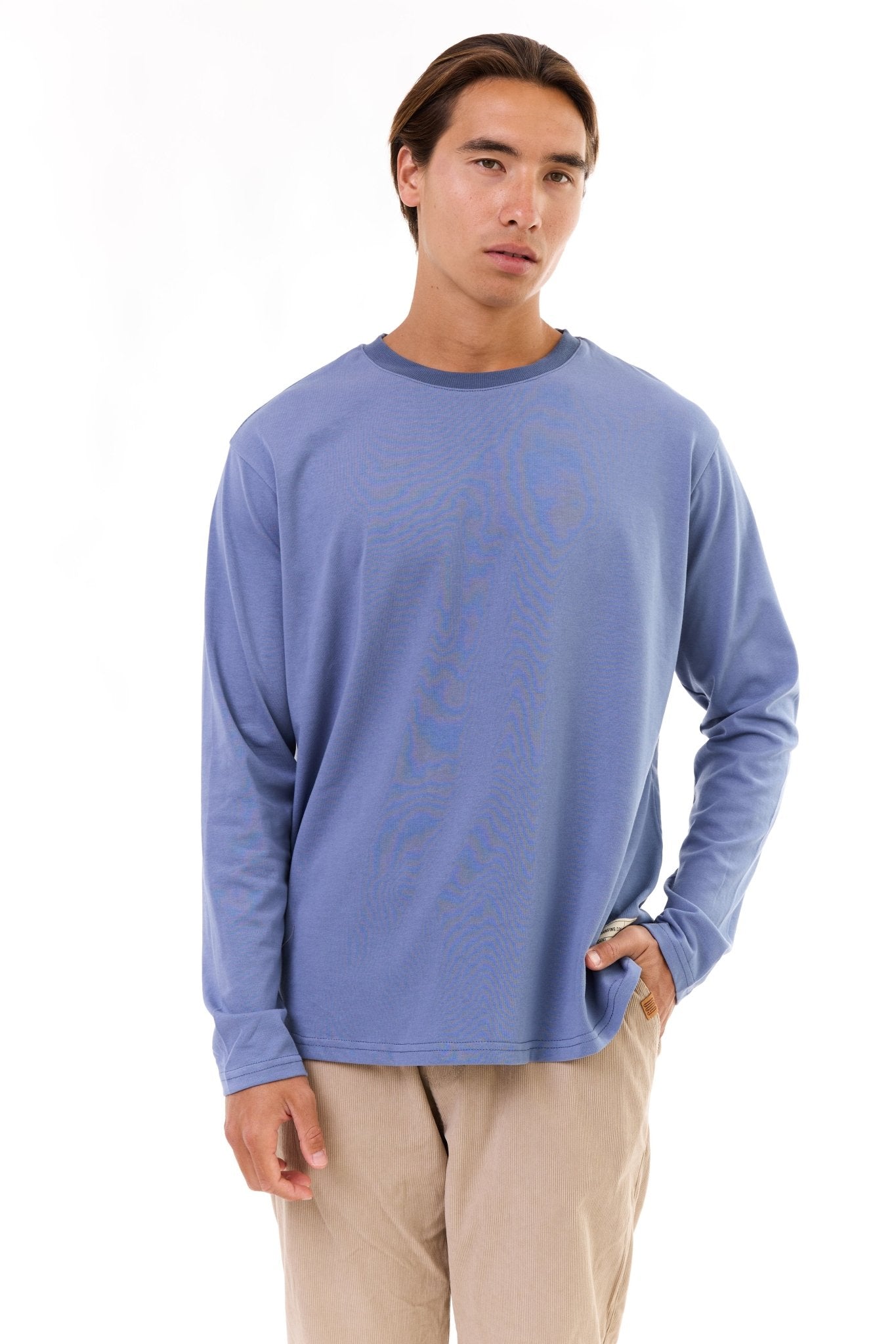 Basic Blue - oversized long sleeves - GONSURFING