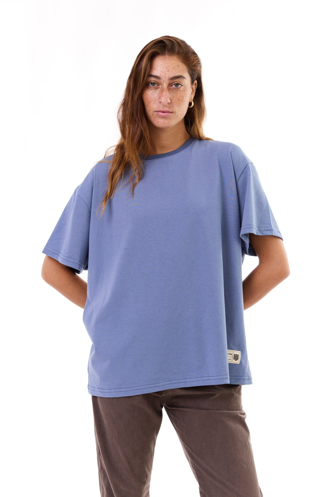 Basic Blue - oversized t-shirt - GONSURFING