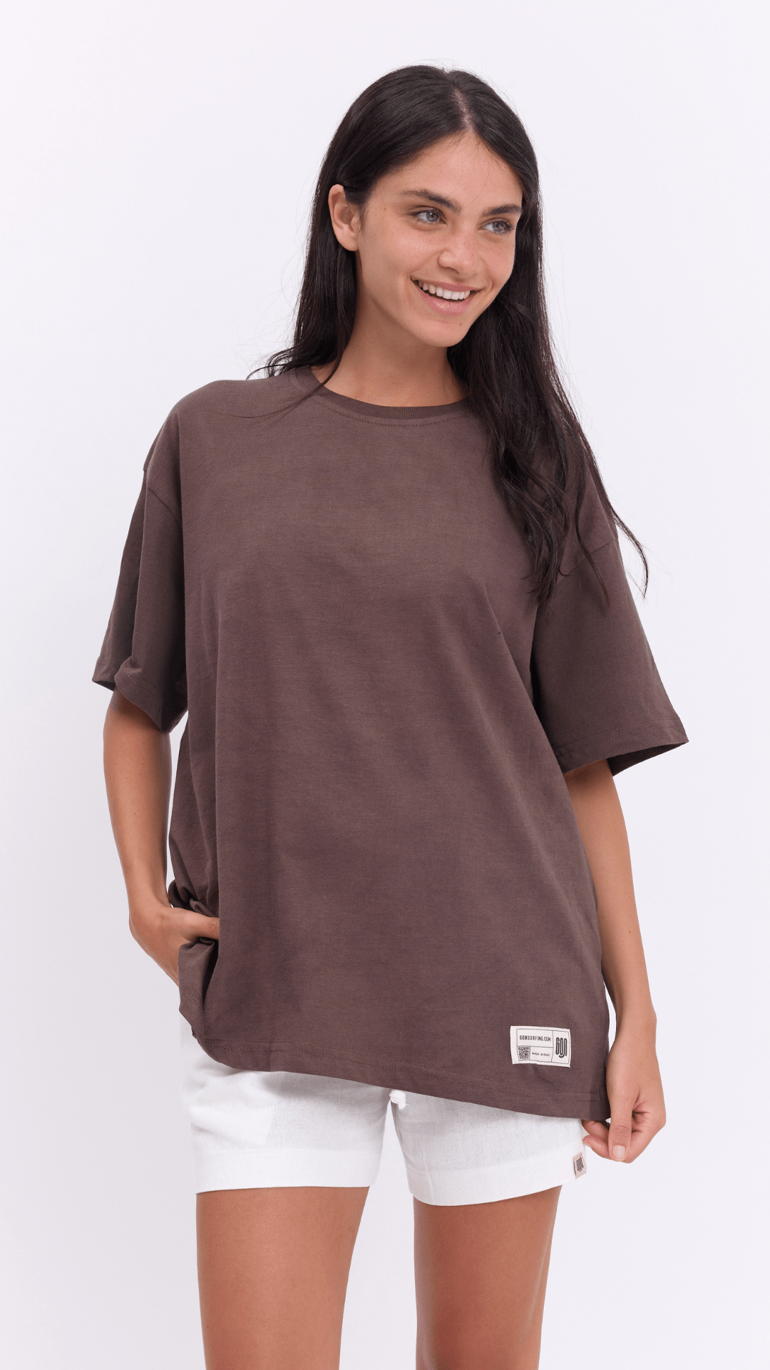 Basic Brown - Oversize T-Shirt - GONSURFING
