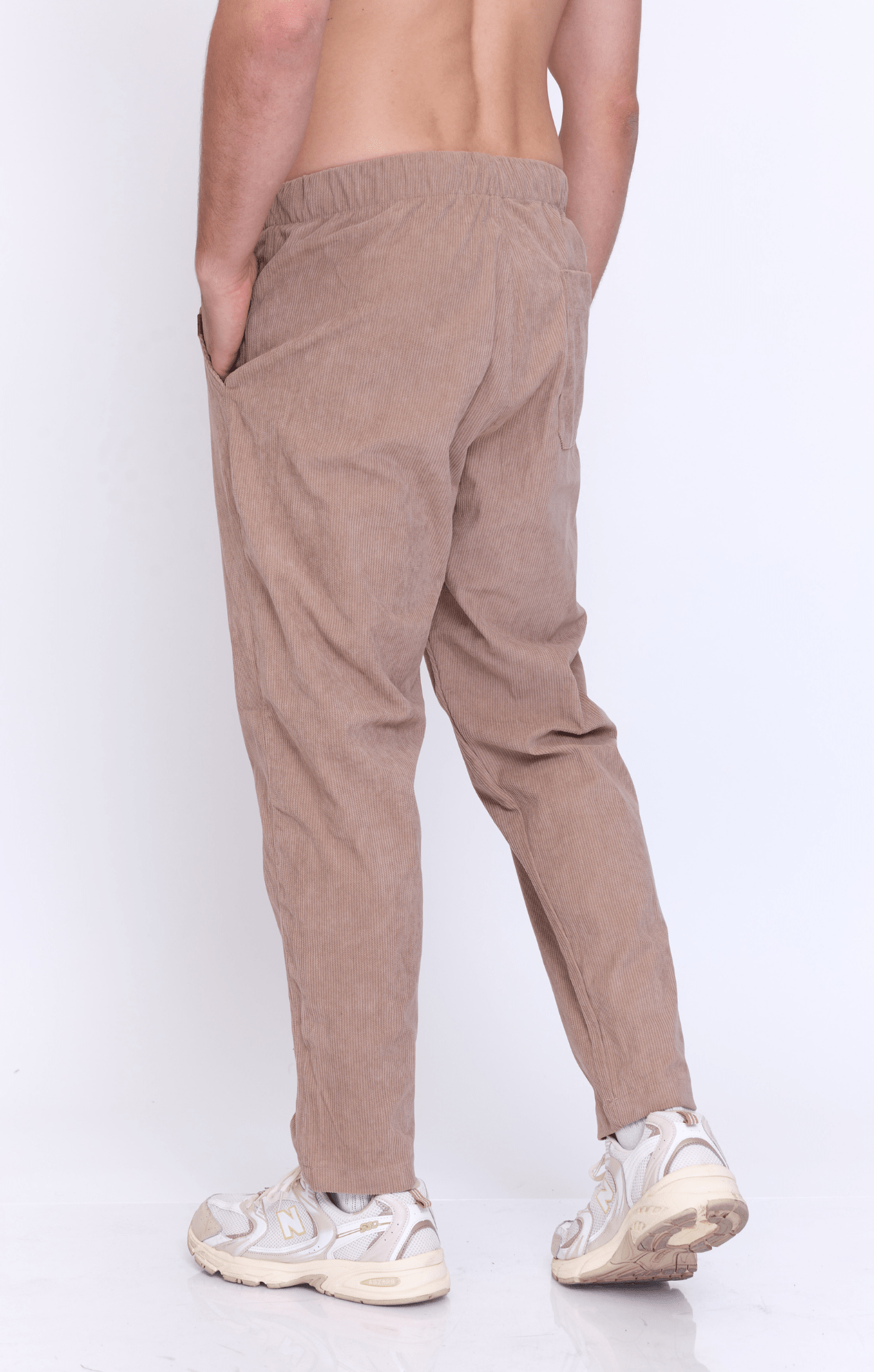 Beige - Corduroy Long Pants - GONSURFING