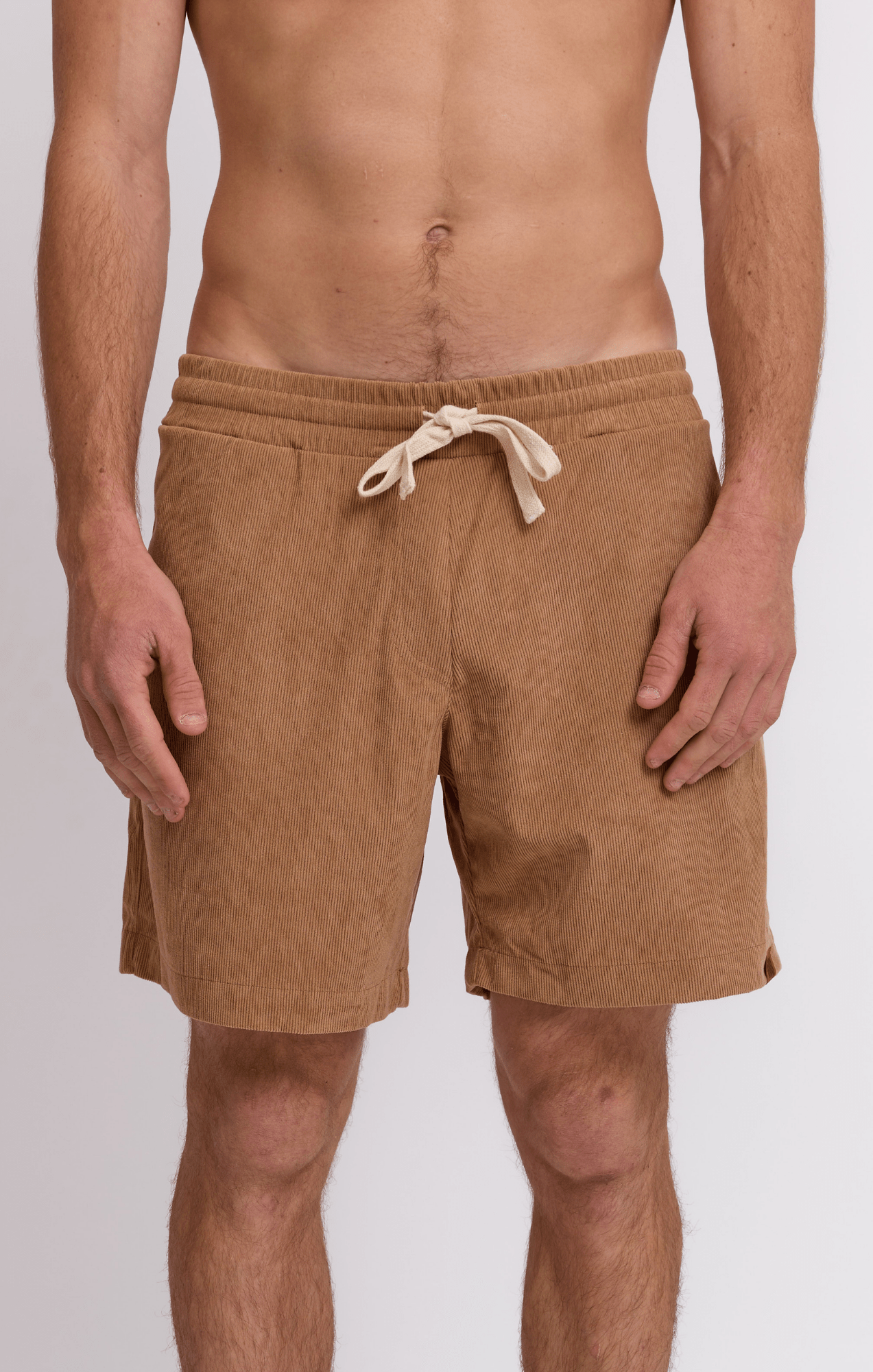 Beige - Corduroy Shorts - GONSURFING