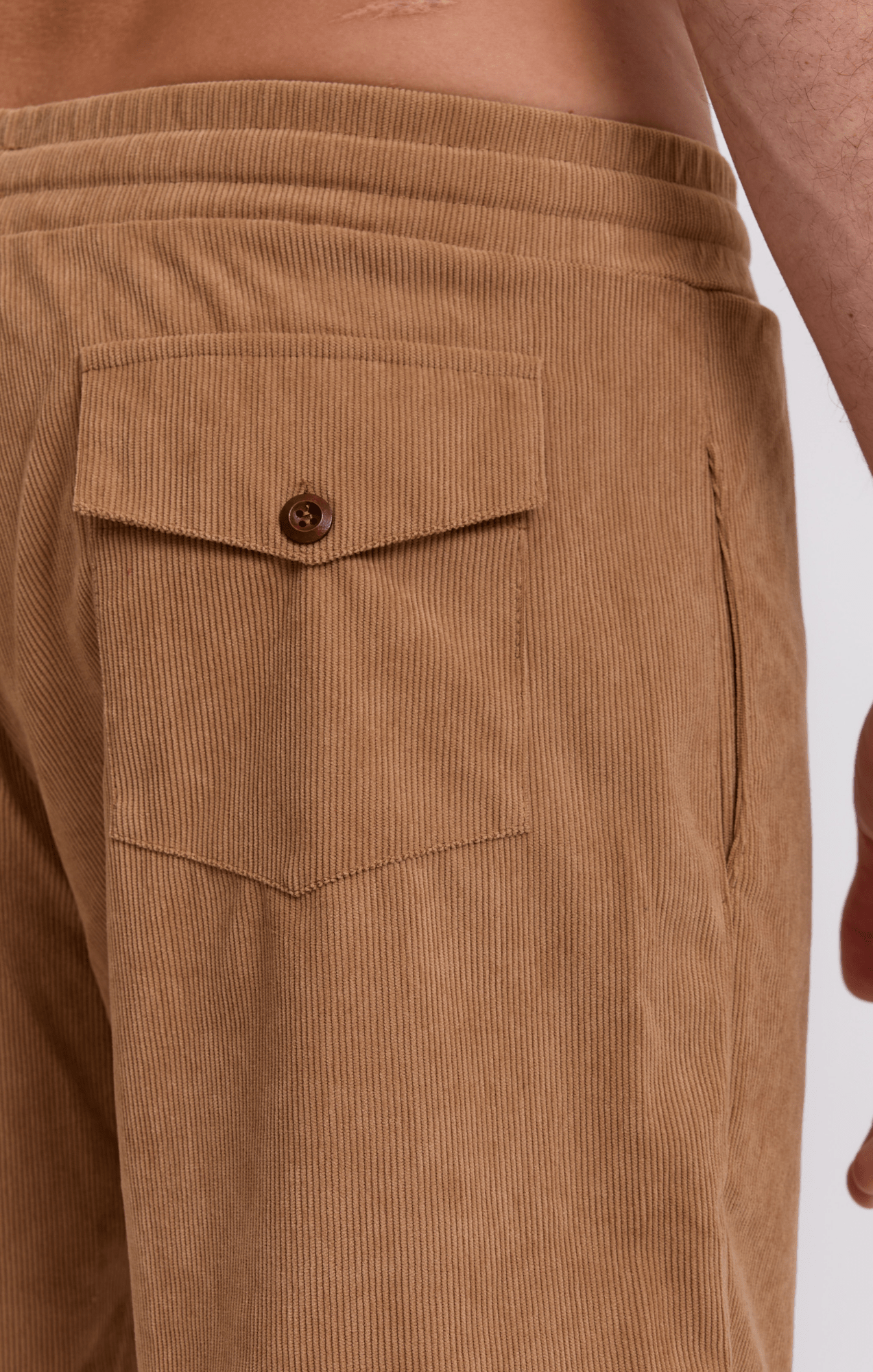 Beige - Corduroy Shorts - GONSURFING