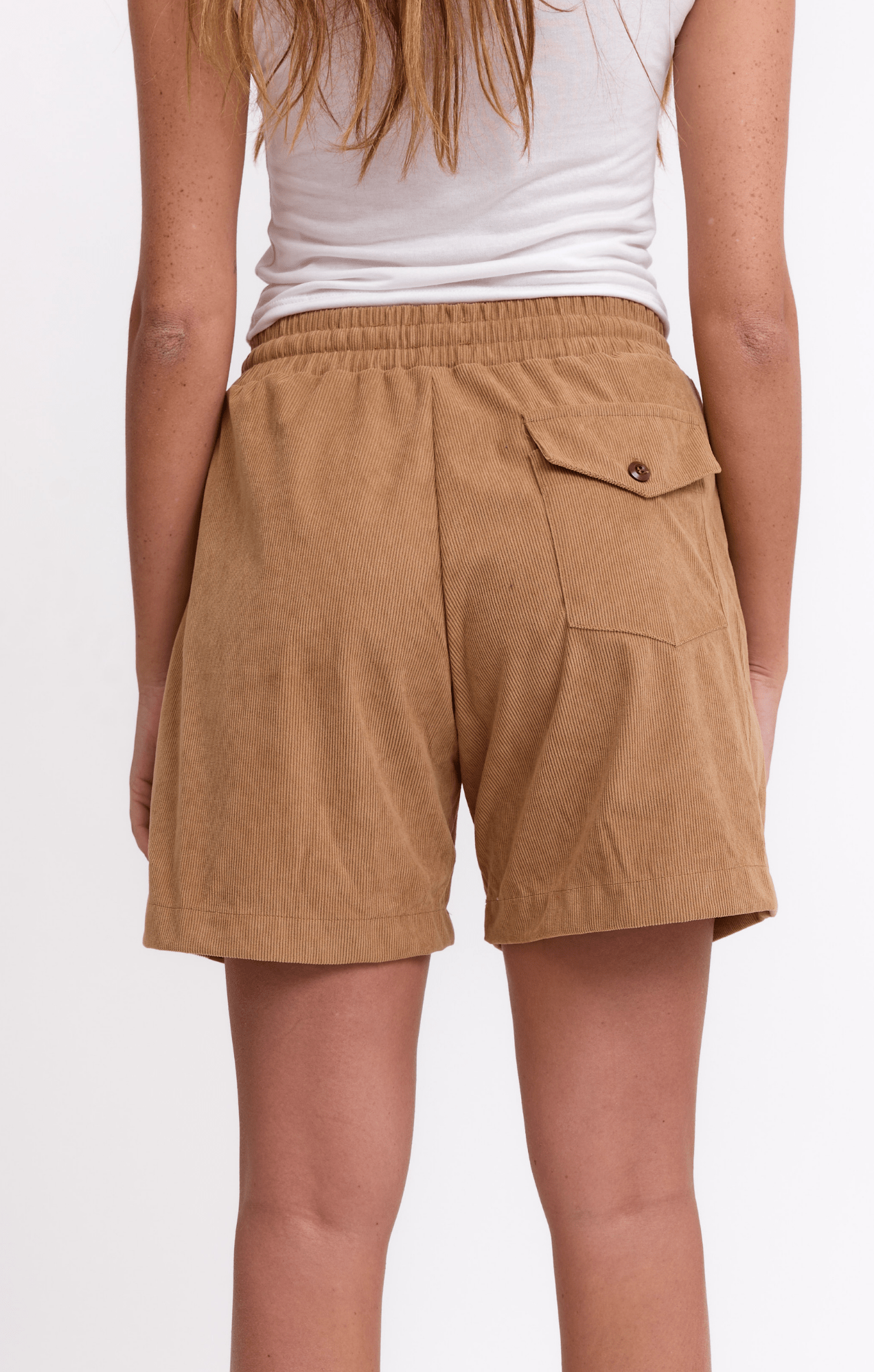 Beige - Corduroy Shorts - GONSURFING