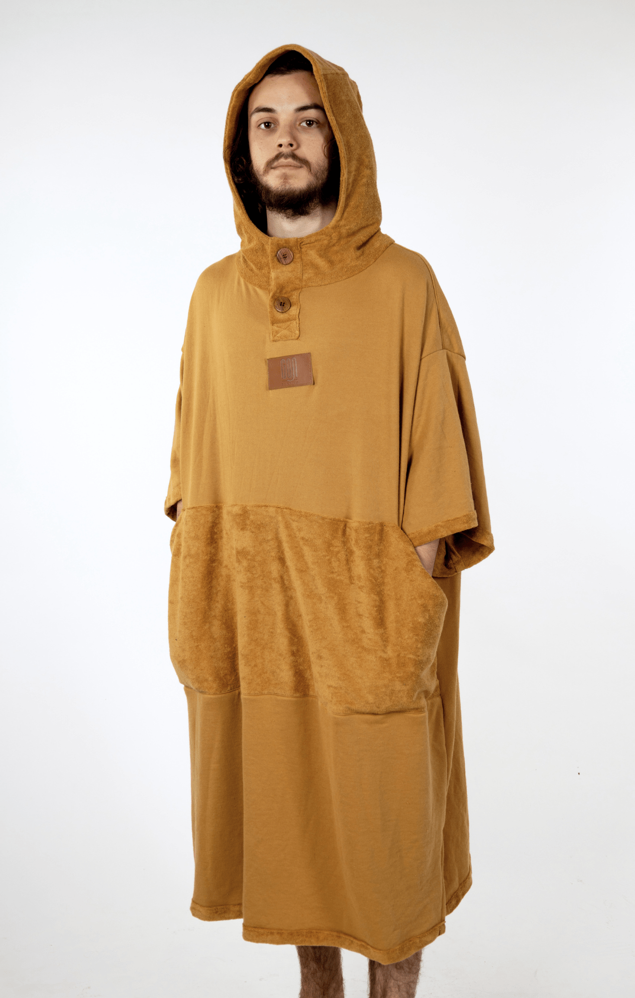 Beige - Poncho - GONSURFING