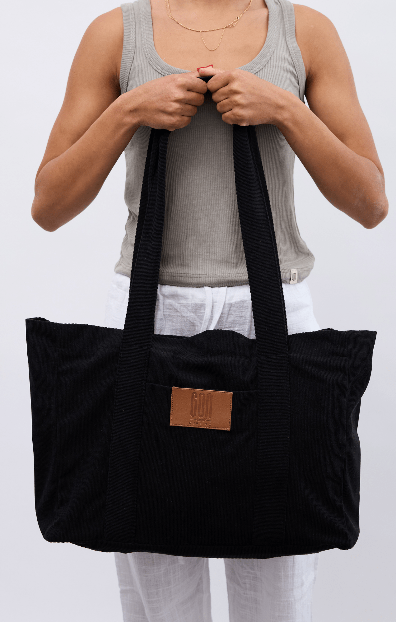 Black - Corduroy Bag - GONSURFING