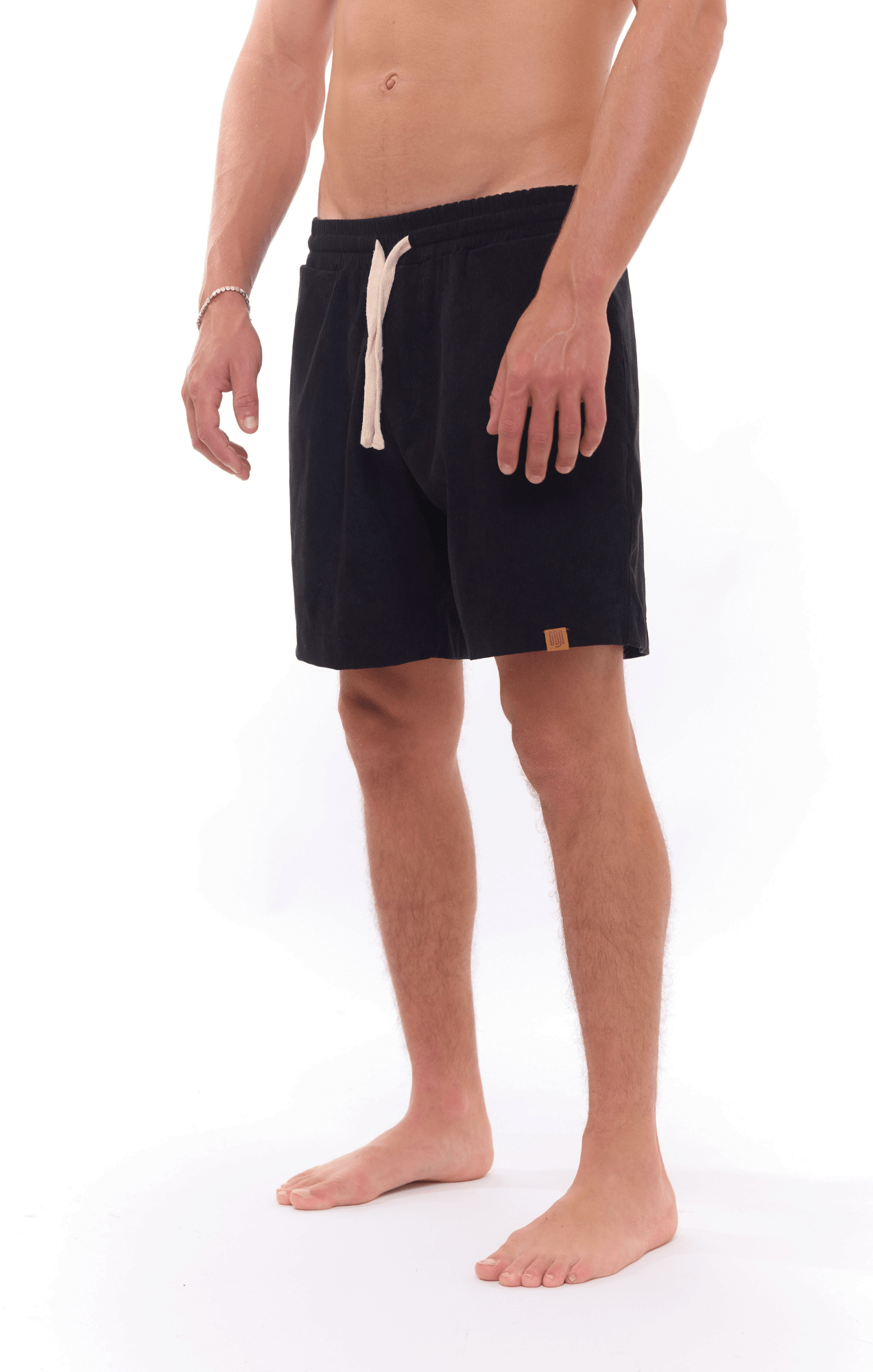 Black - Corduroy Shorts - GONSURFING