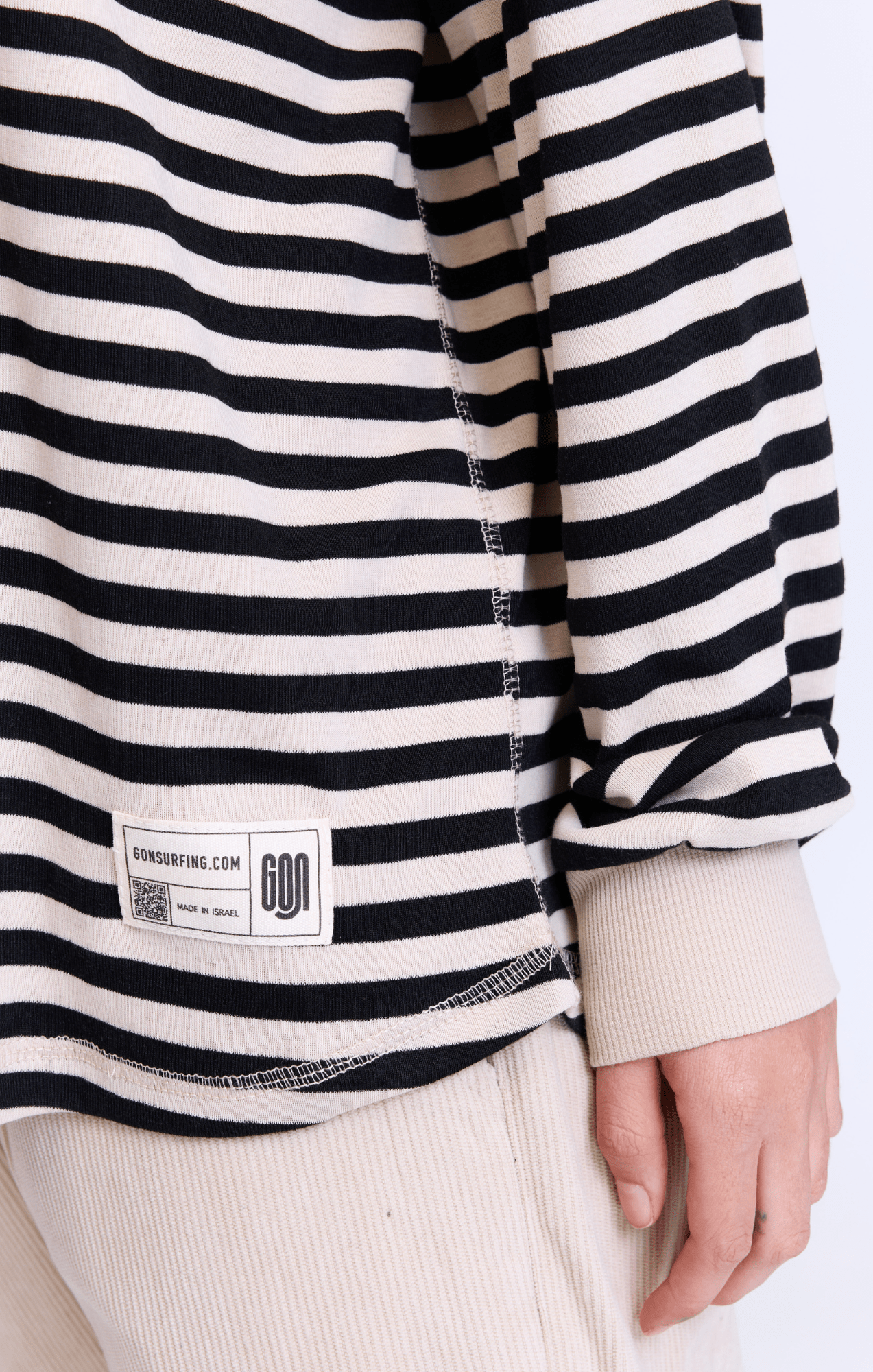 Black Stripes - Long Shirt - GONSURFING
