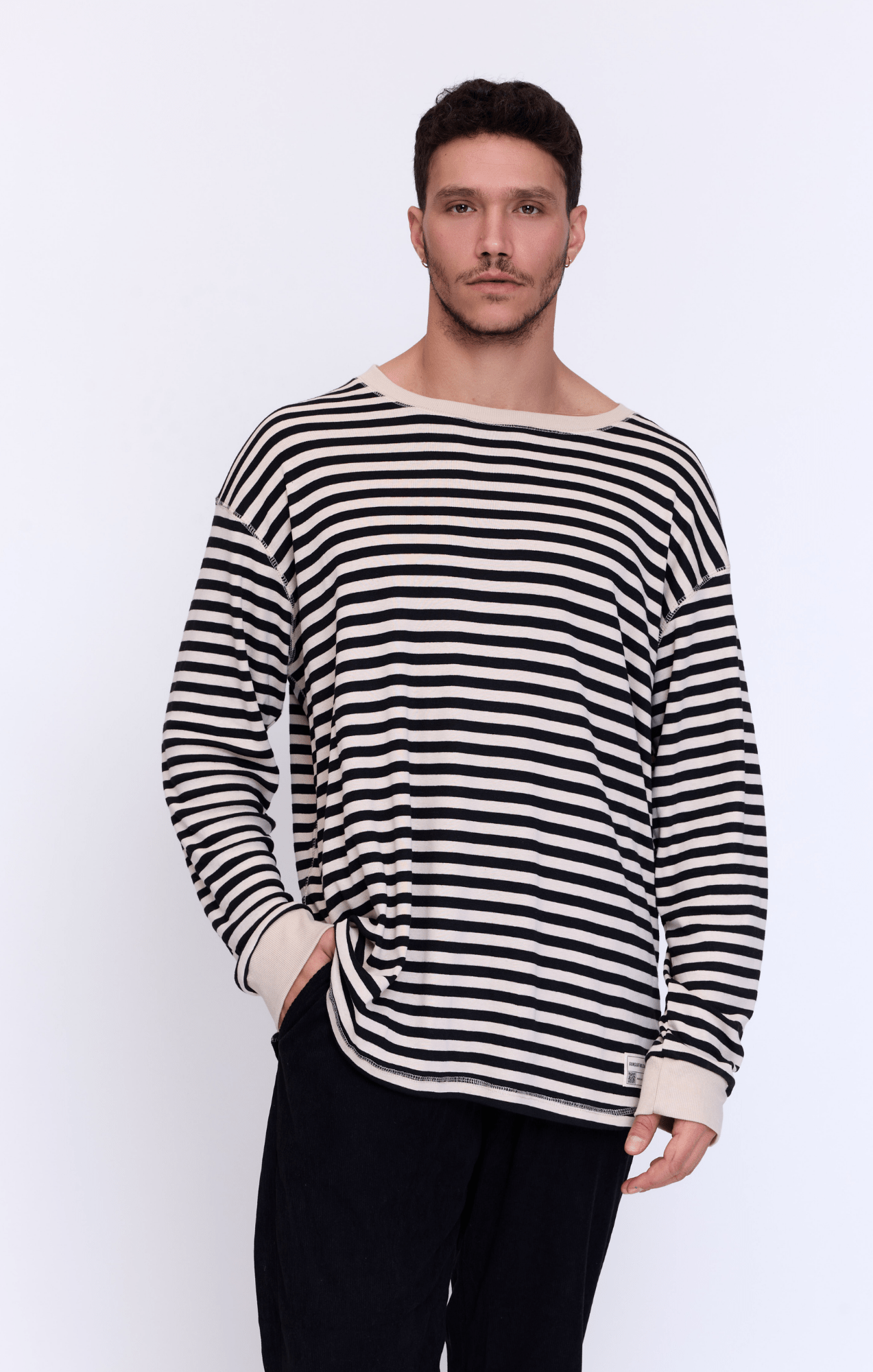 Black Stripes - Long Shirt - GONSURFING