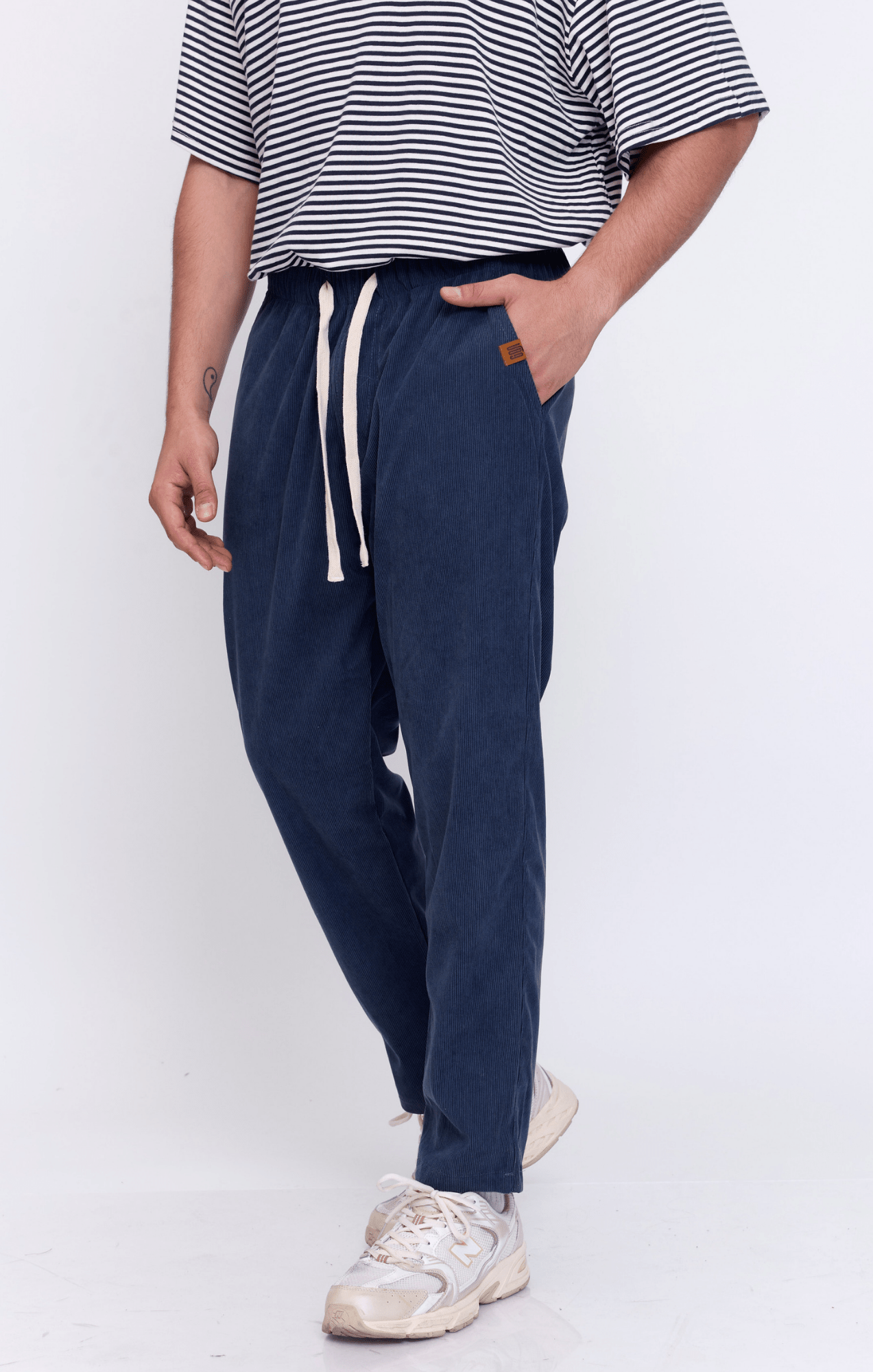 Blue - Corduroy Long Pants - GONSURFING