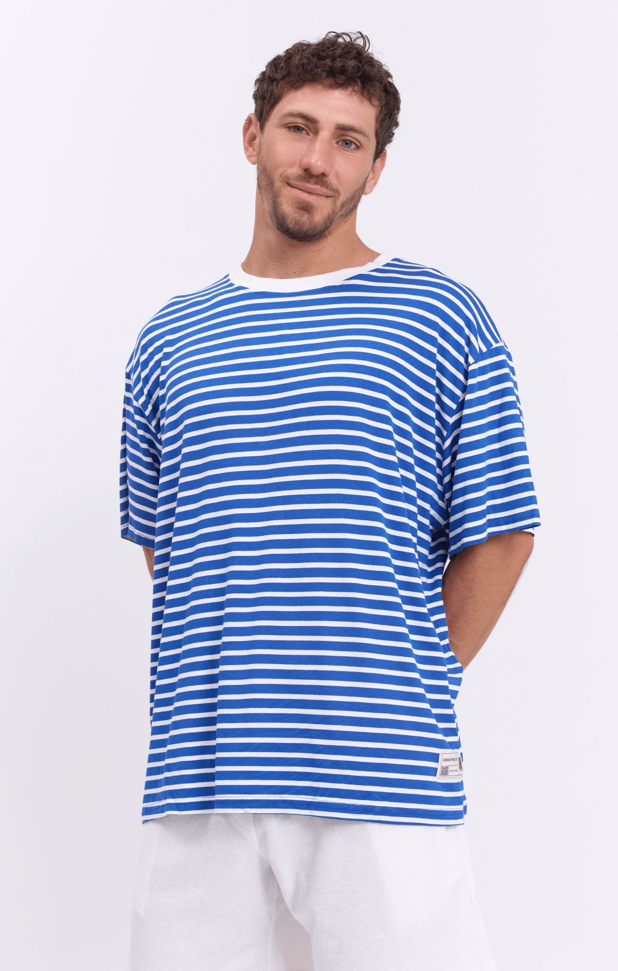 Blue Stripes - Oversize T-Shirt - GONSURFING