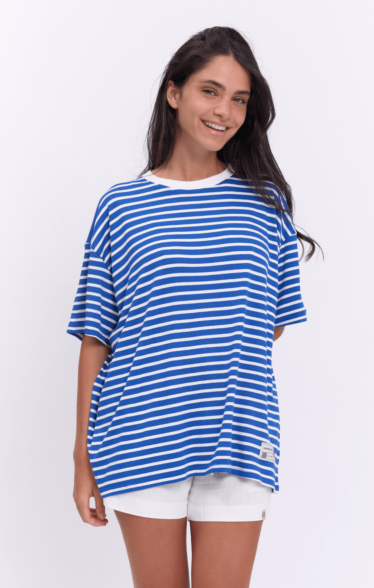 Blue Stripes - Oversize T-Shirt - GONSURFING