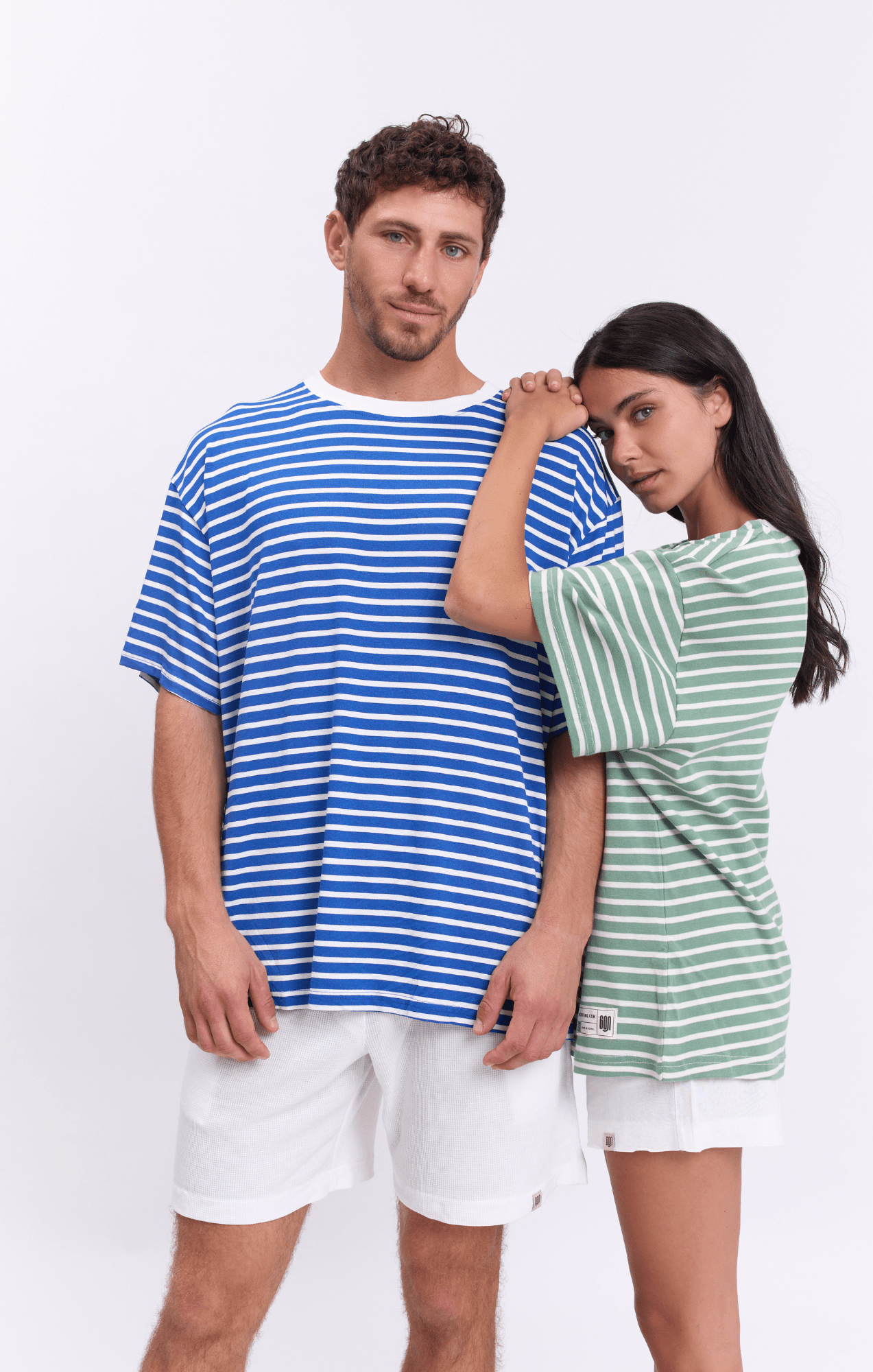 Blue Stripes - Oversize T-Shirt - GONSURFING
