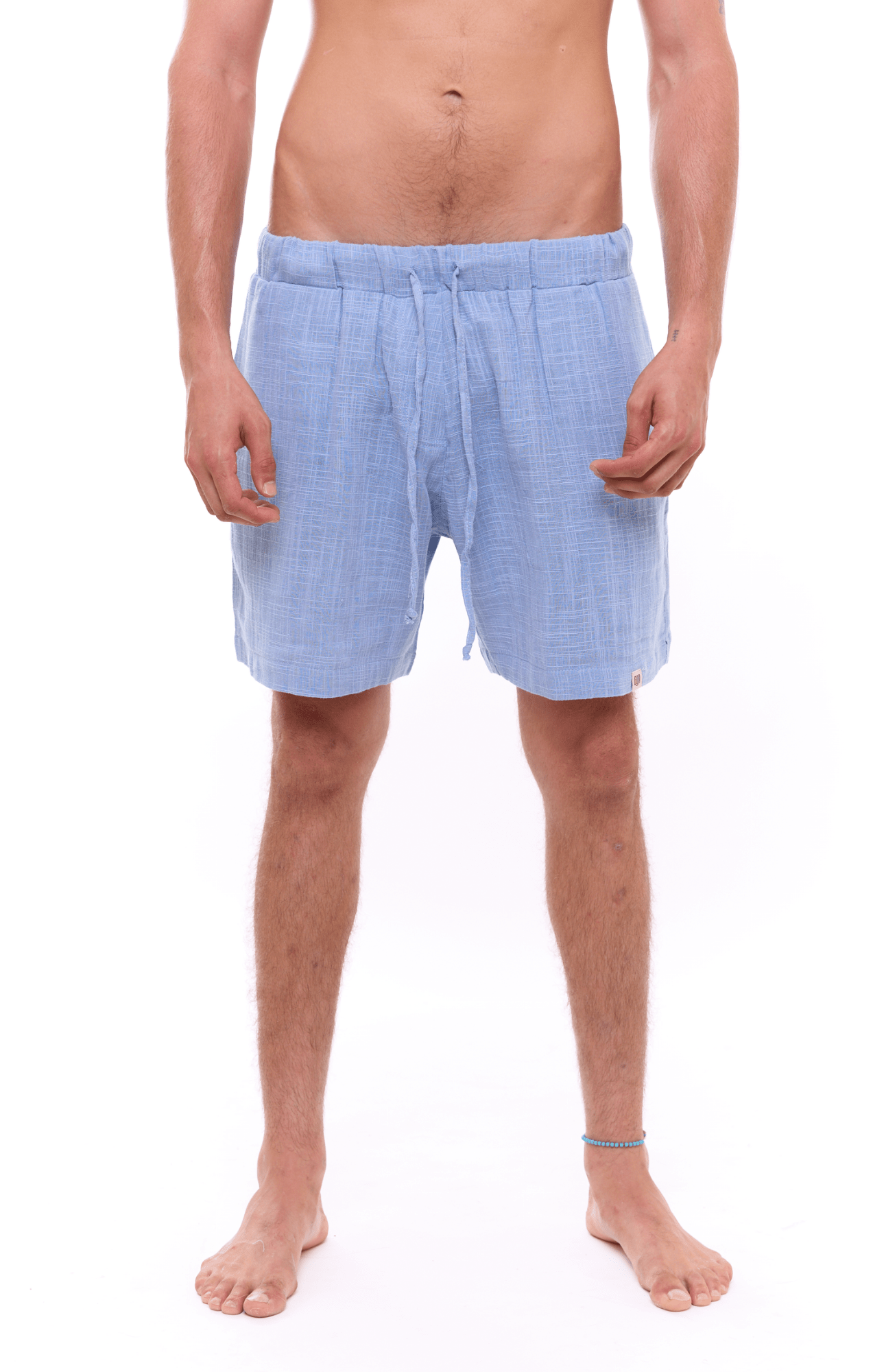 Blue texture - Unisex Cotton Shorts - GONSURFING