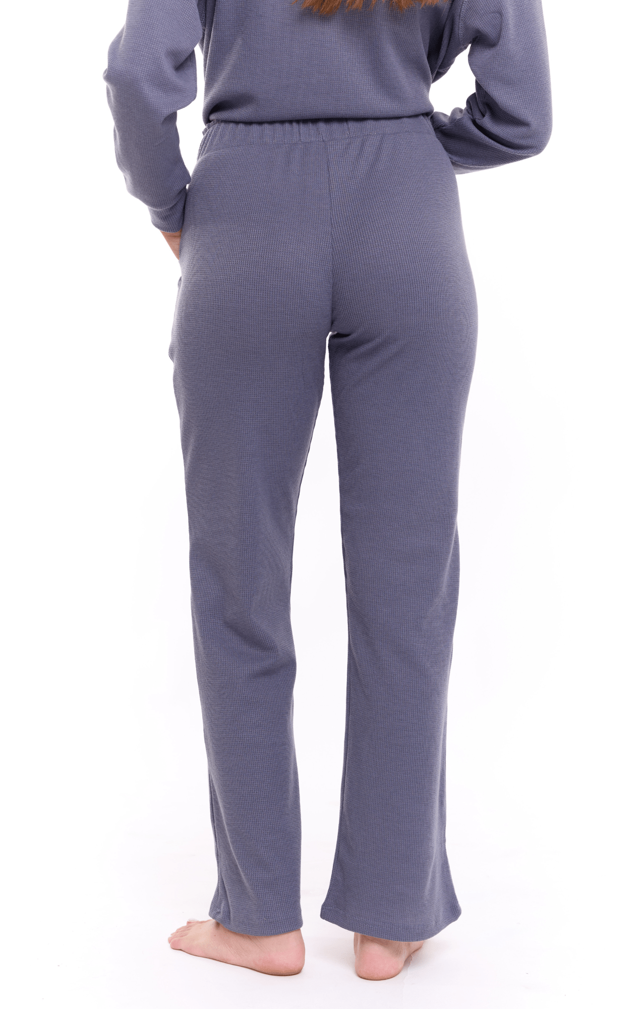 Blue - Waffle long pants - GONSURFING