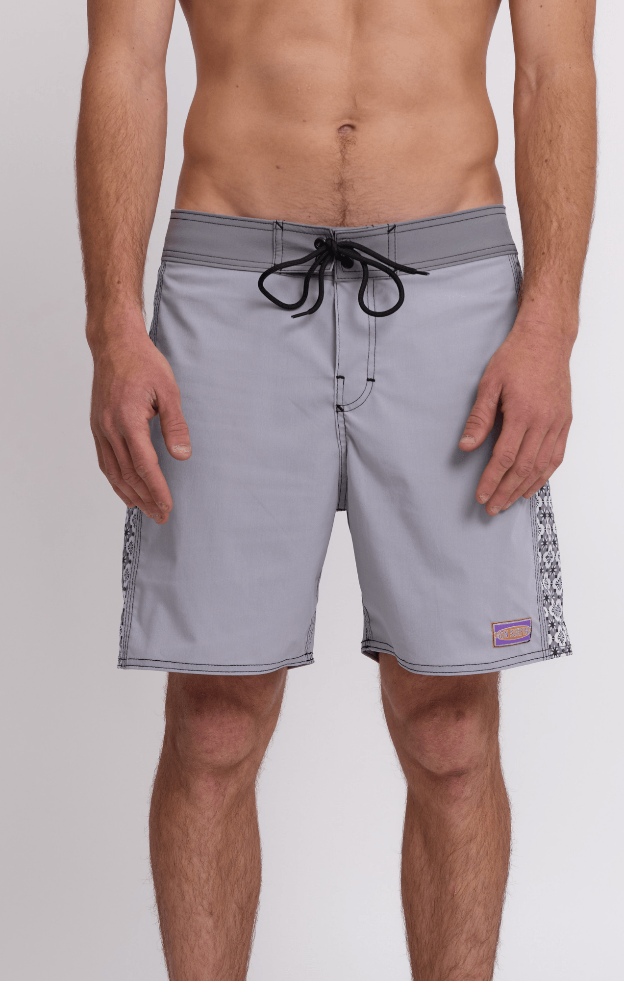 Boardshort - Gray Tiles - GONSURFING