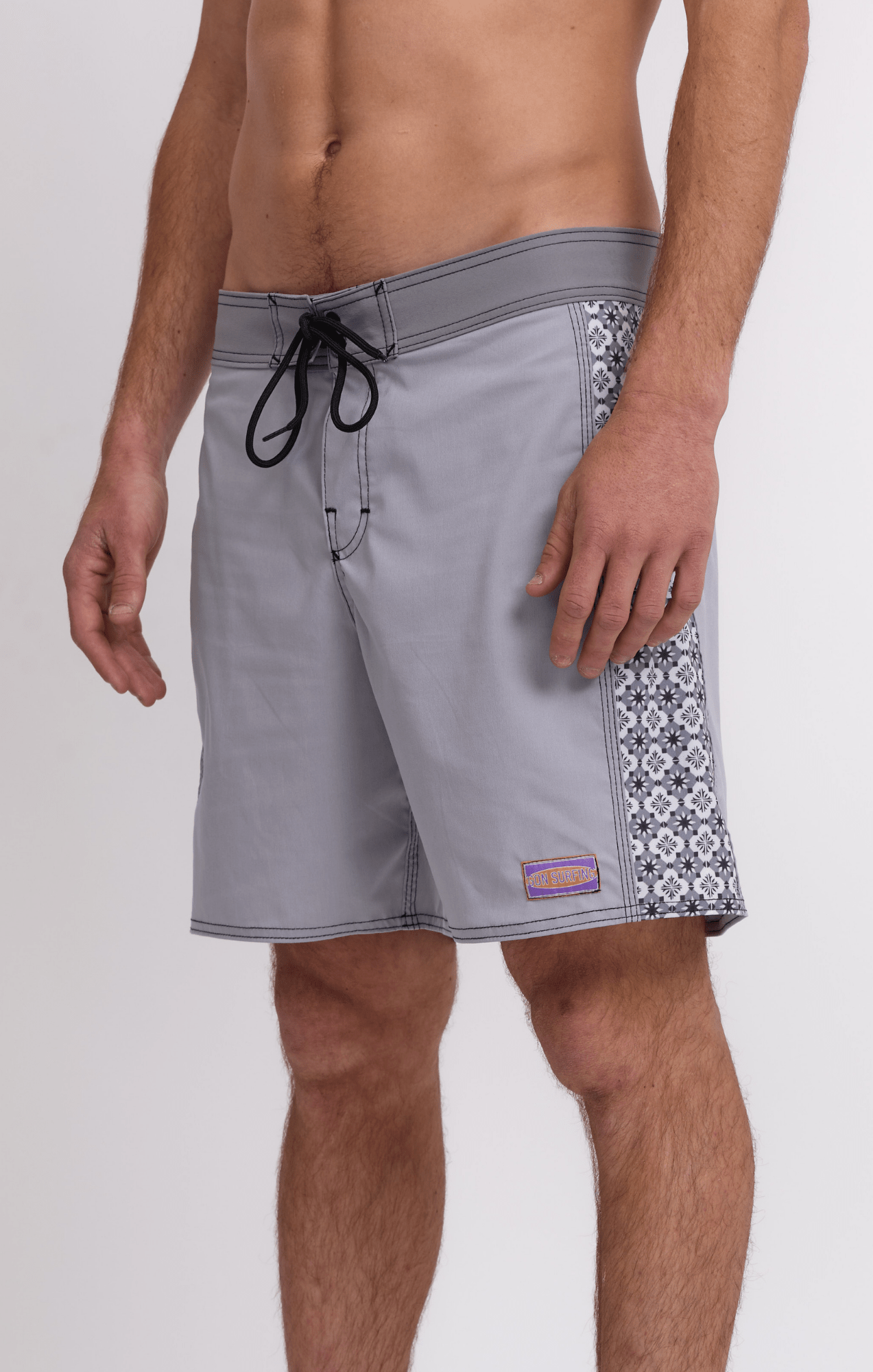 Boardshort - Gray Tiles - GONSURFING