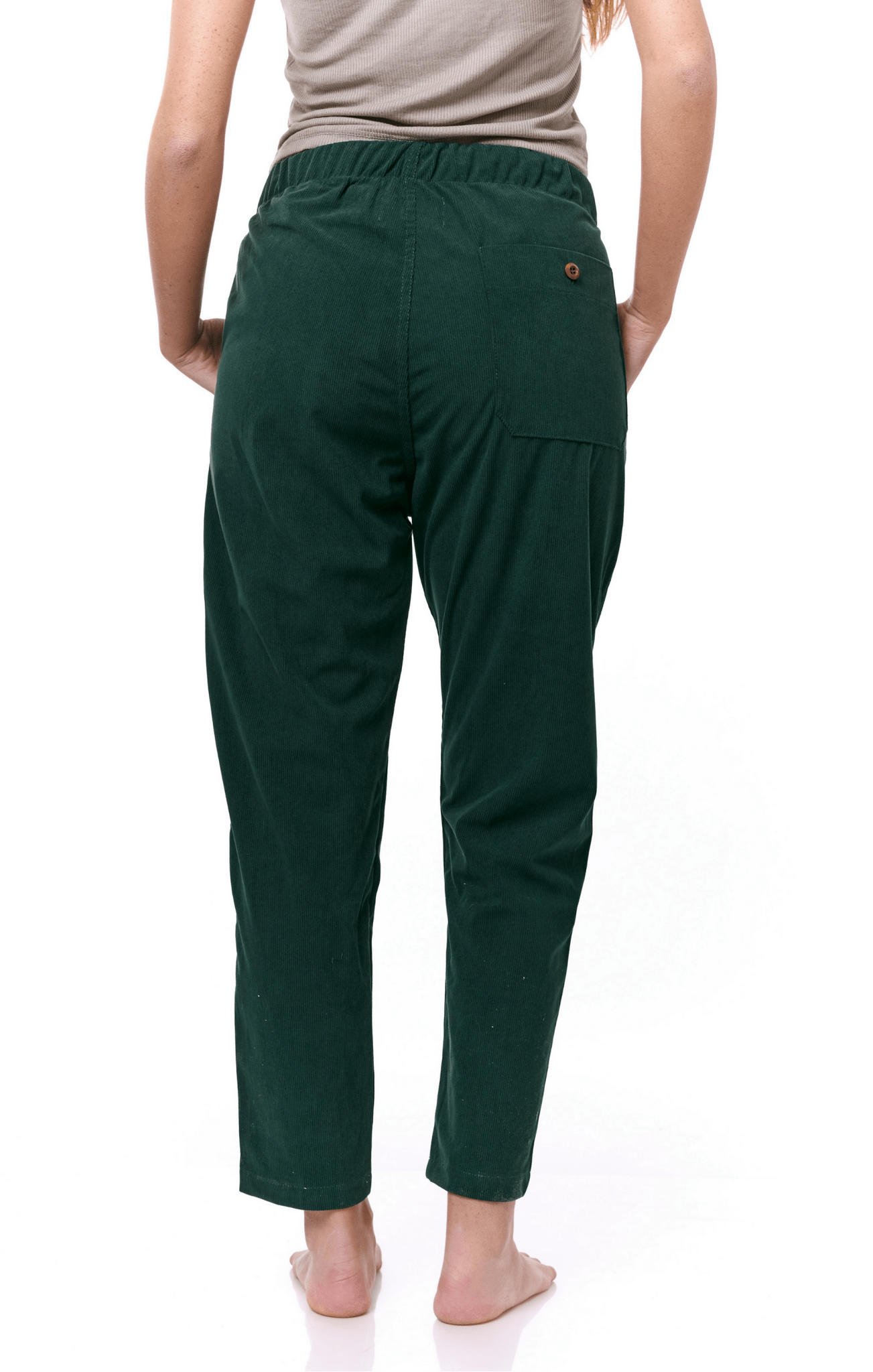 Bottle Green - Corduroy Long Pants - GONSURFING