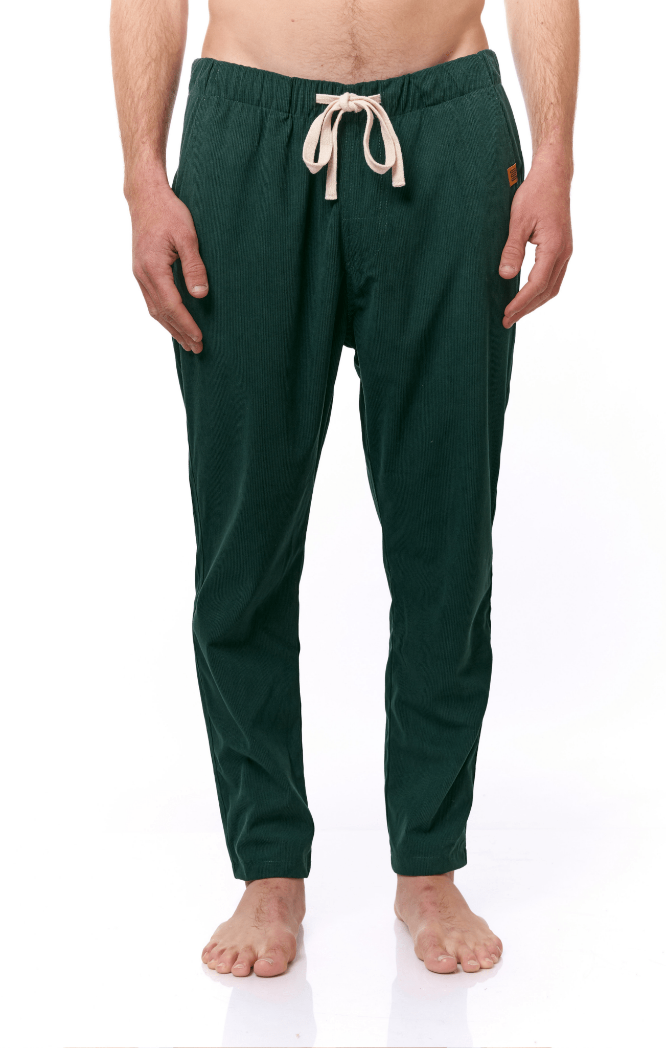 Bottle Green - Corduroy Long Pants - GONSURFING