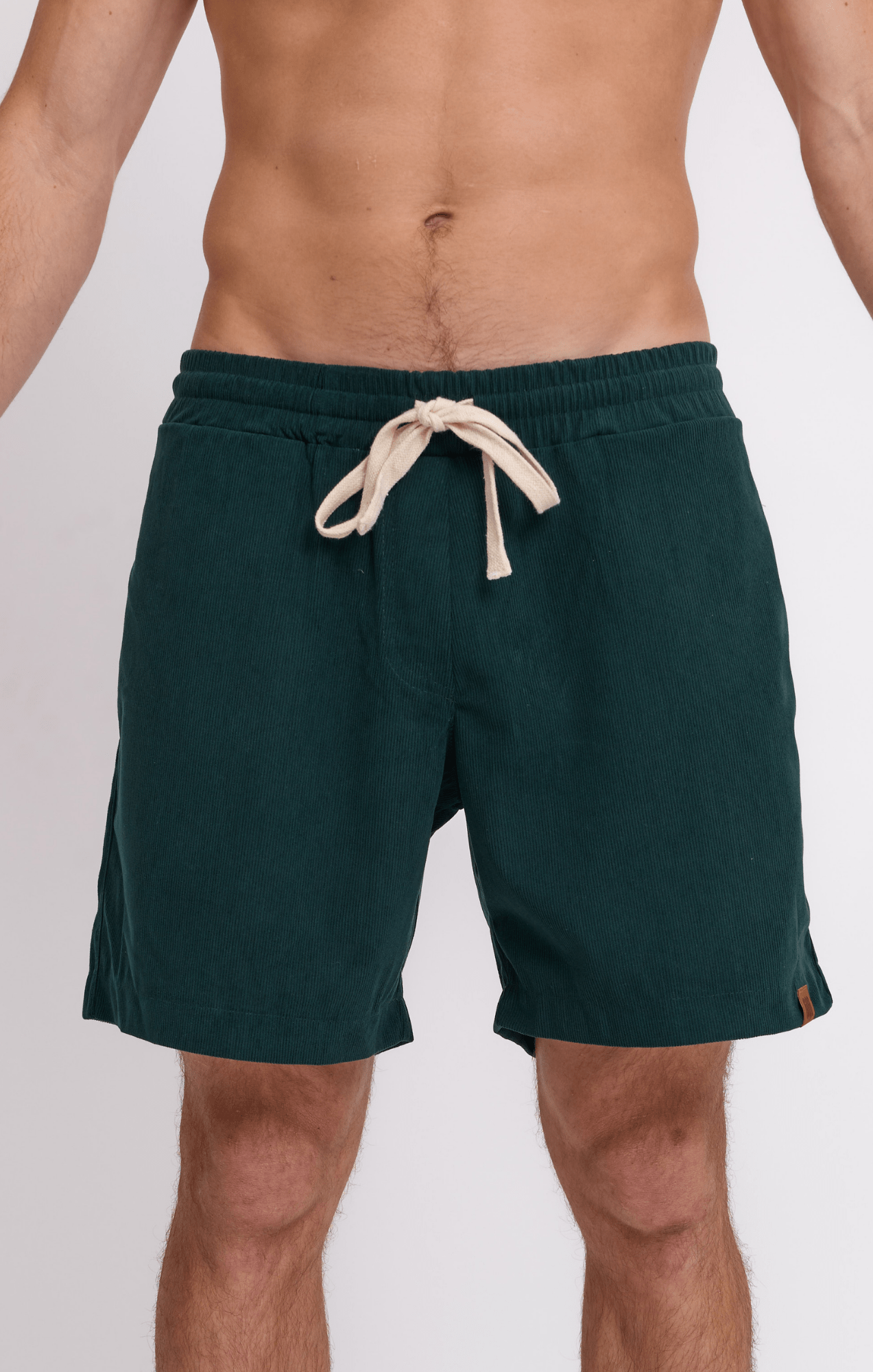 Bottle Green - Corduroy Shorts - GONSURFING