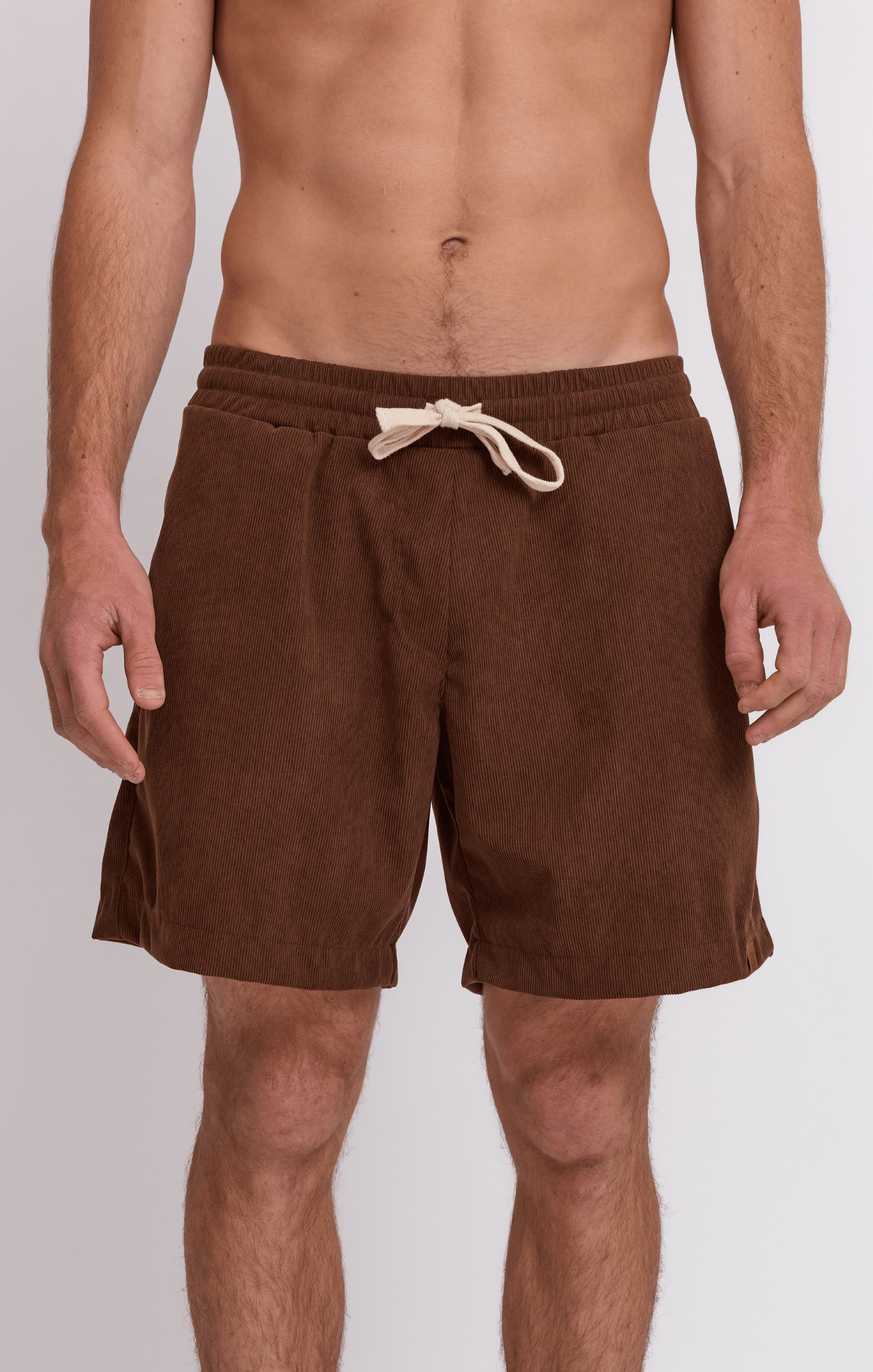 Brown - Corduroy Shorts - GONSURFING